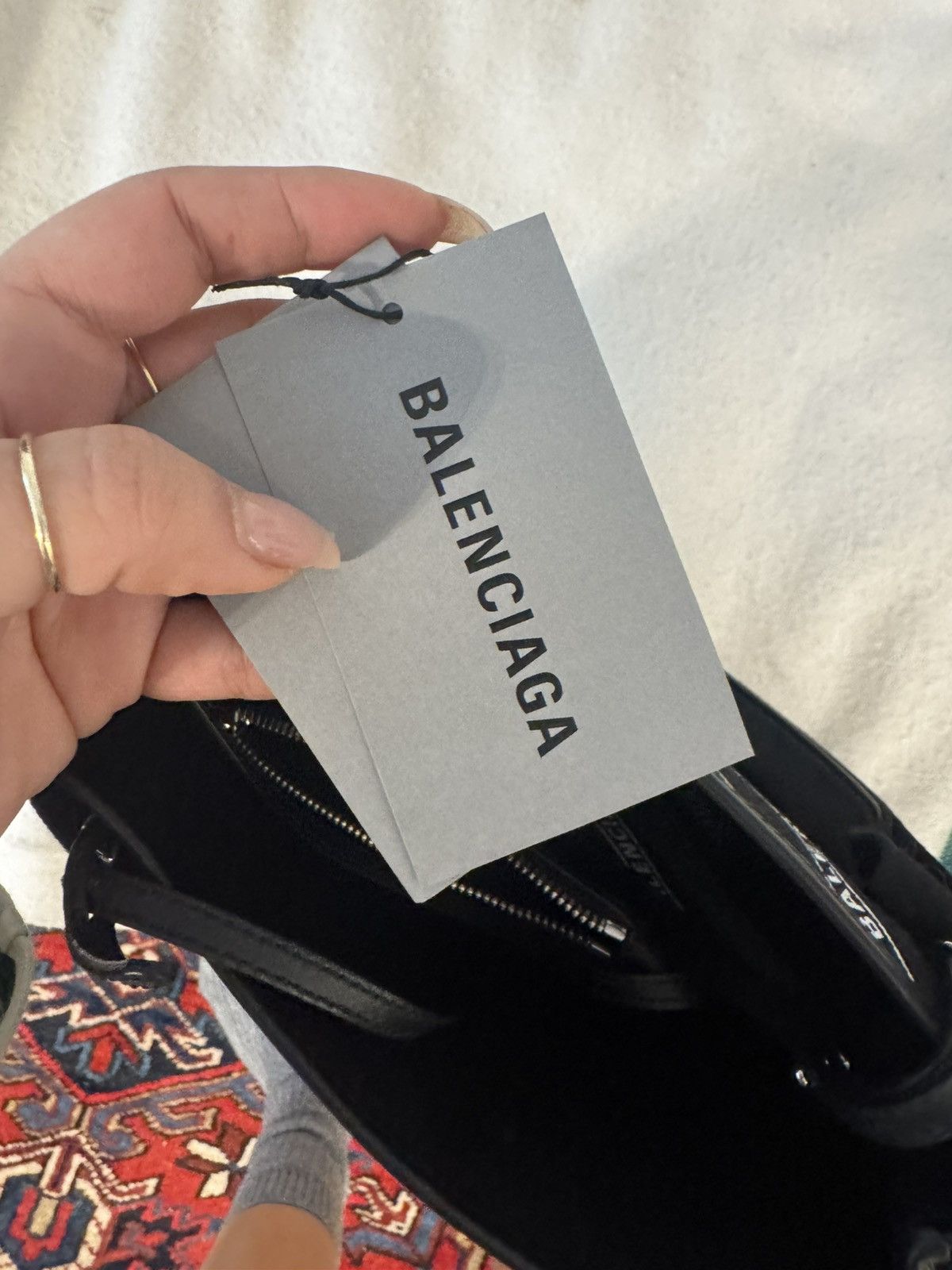 Balenciaga Balenciaga canvas logi mini tote Size ONE SIZE - 5 Thumbnail