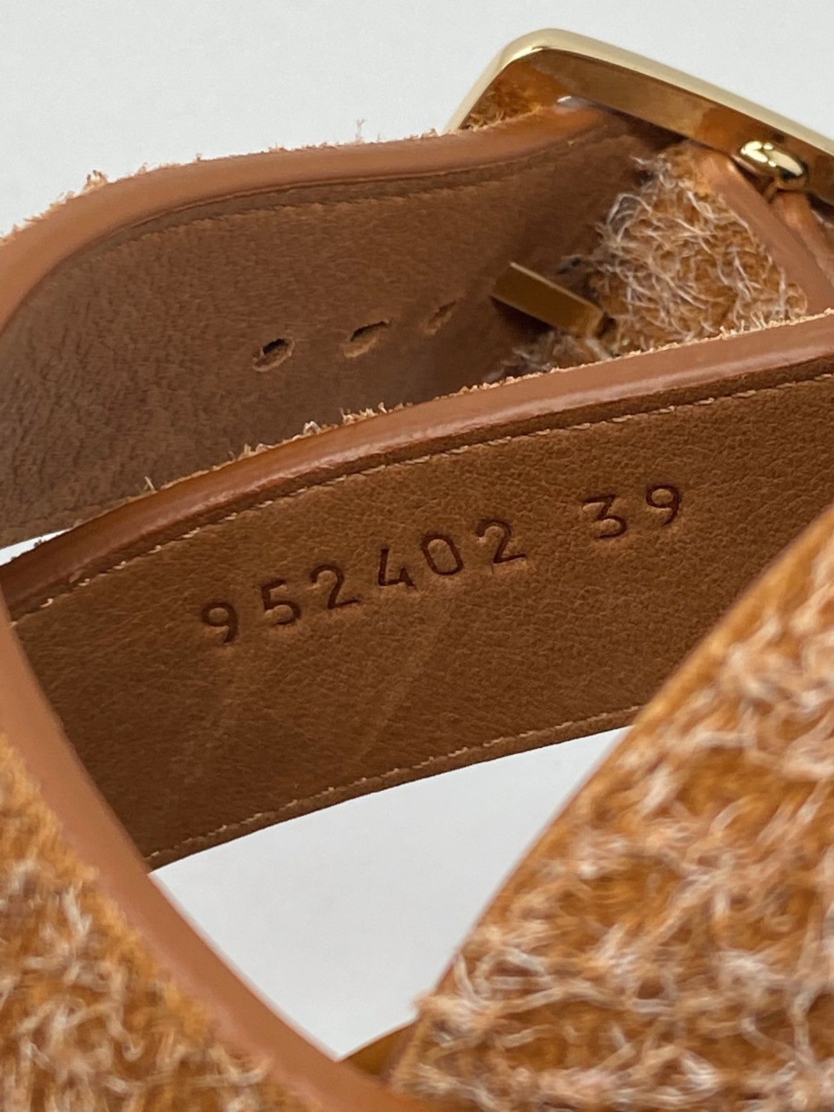 Loewe Loewe Ease heel suede sandal size 39 Size US 9 / IT 39 - 9 Thumbnail