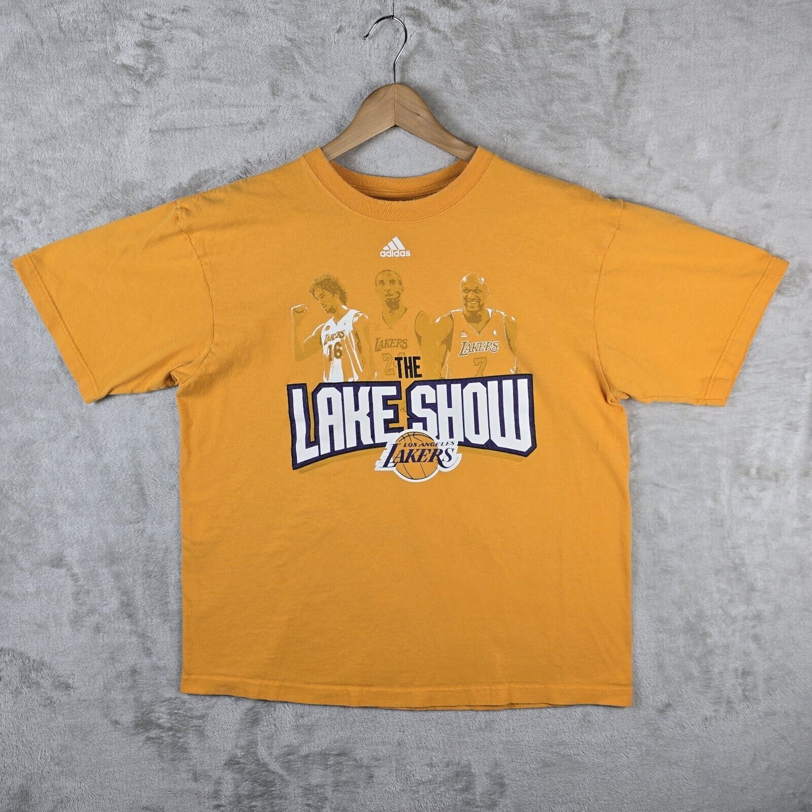 Adidas Adidas LA Lakers The Lake Show Kobe Bryant Shirt Sz Large Size US L / EU 52-54 / 3 - 2 Thumbnail
