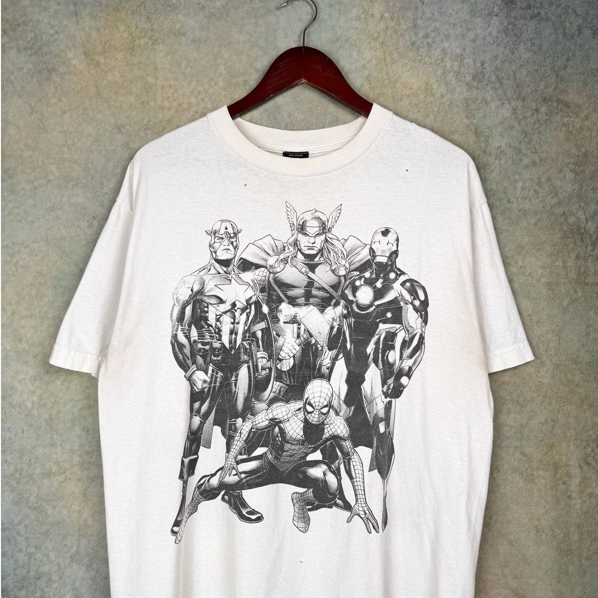 Marvel Comics × Vintage VTG Y2K Marvel Mad Engine Graphic T Shirt Sz L Black White Size US L / EU 52-54 / 3 - 2 Thumbnail