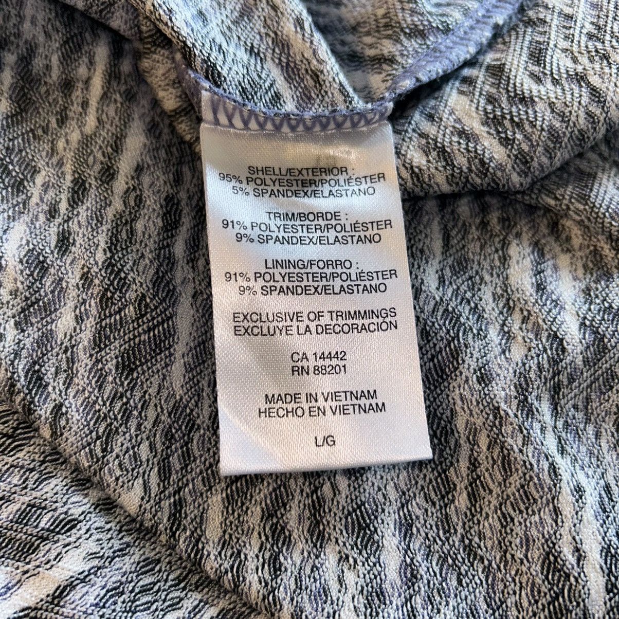 Other MPG gray white lavender racerback built in bra tennis/golf L Size L / US 10 / IT 46 - 8 Thumbnail