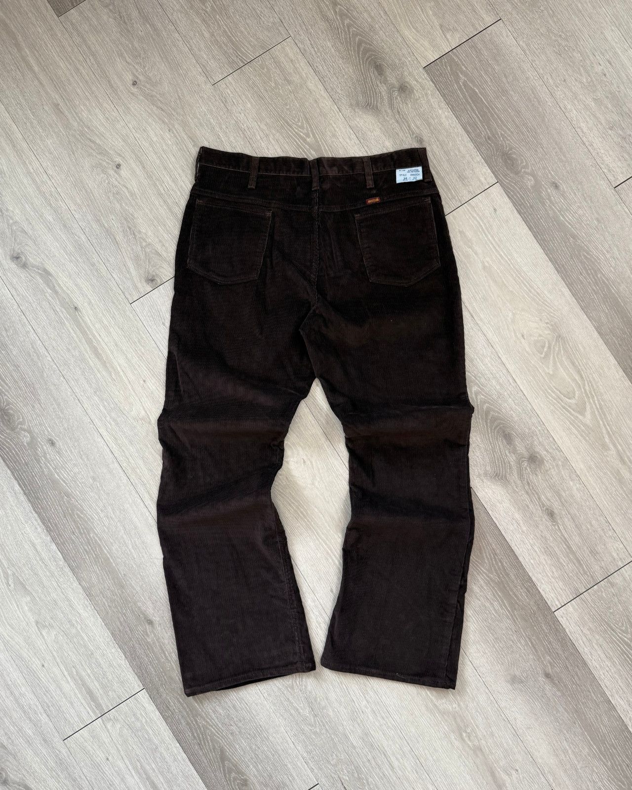 Vintage Vintage 70's Rustler Corduroy Bootcut Brown Pants - 36x32 Size US 36 / EU 52 - 1 Thumbnail