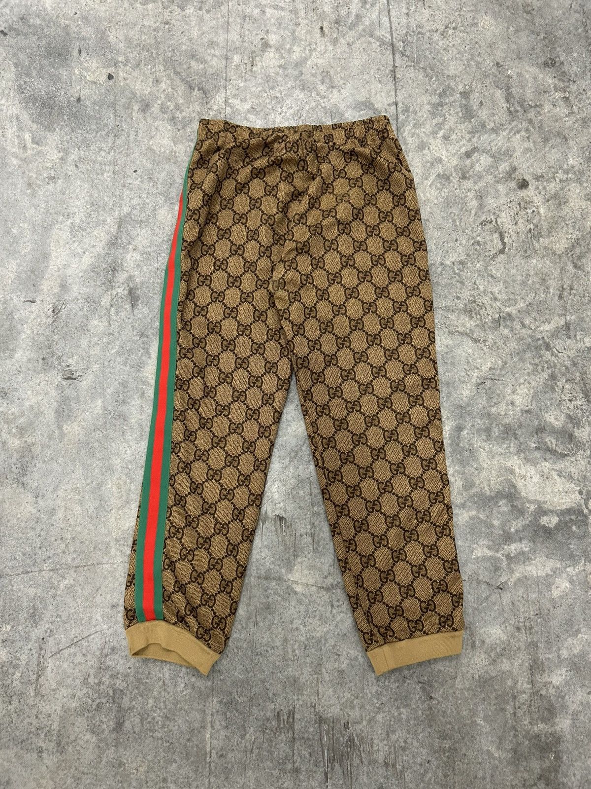 Gucci Gucci monogram stripe sweatpants uniform Size US 32 / EU 48 - 2 Thumbnail