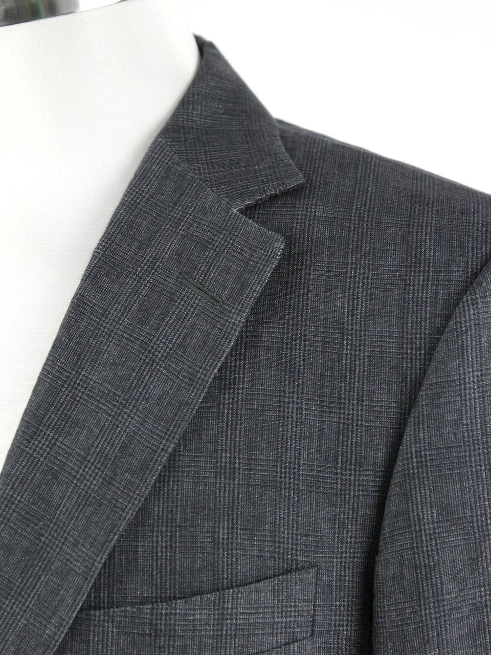 Ermenegildo Zegna GRITTI BY ERMENEGILDO ZEGNA Linen checkered jacket Size 50R - 6 Thumbnail