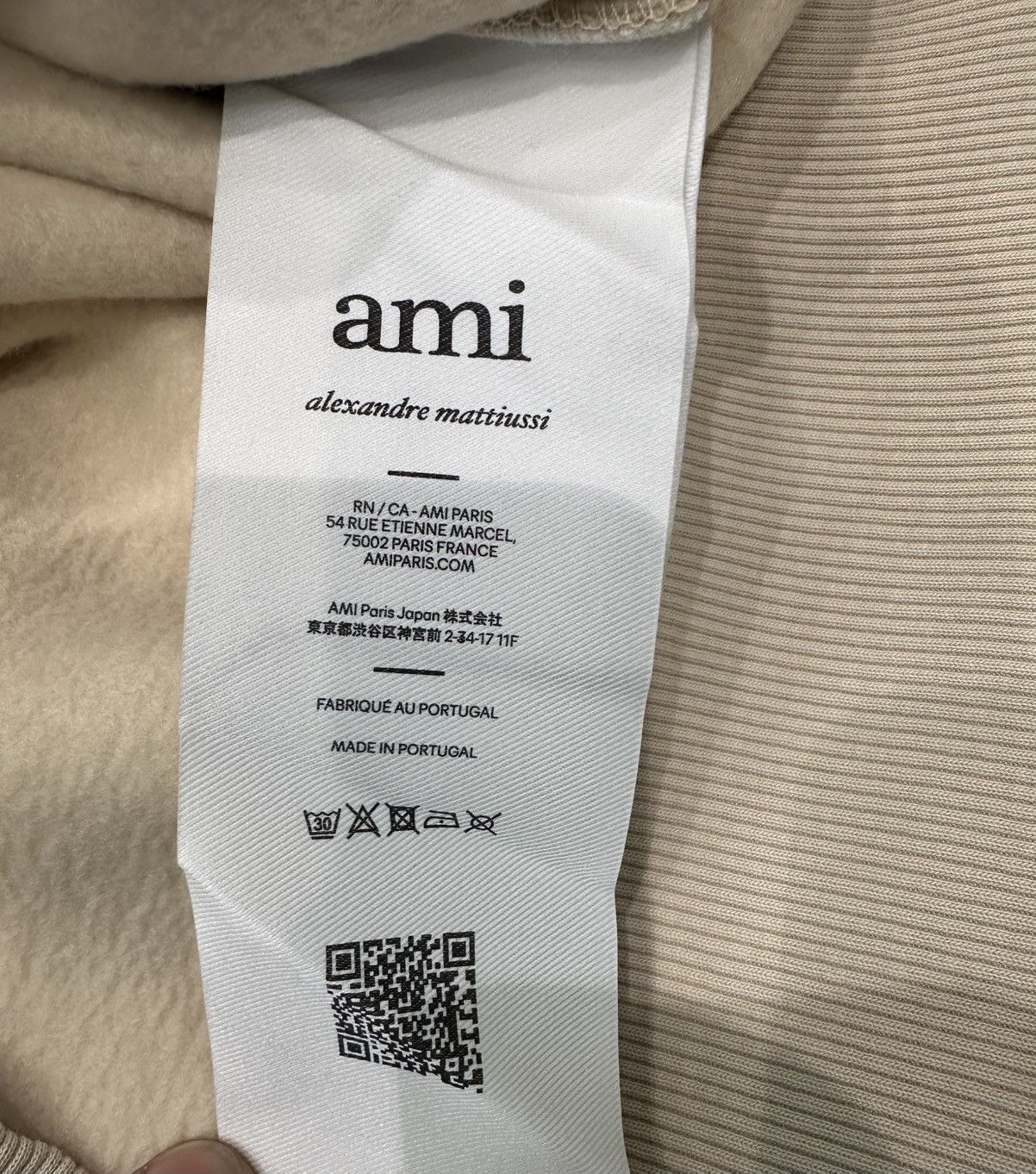 AMI AMI - ADC Embossed Hoodie Gingembre Size US XS / EU 42 / 0 - 4 Thumbnail
