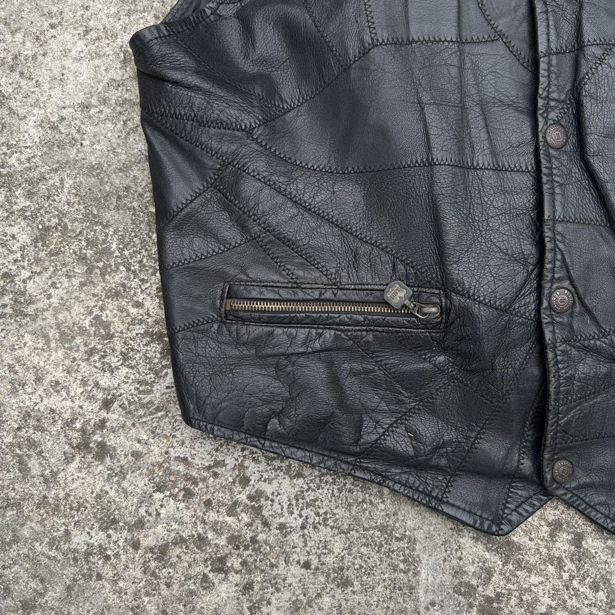 Japanese Brand × Y/Project Vintage Japanese Style Leather Vest Y2K Band Rock 00s USA Size US M / EU 48-50 / 2 - 3 Thumbnail
