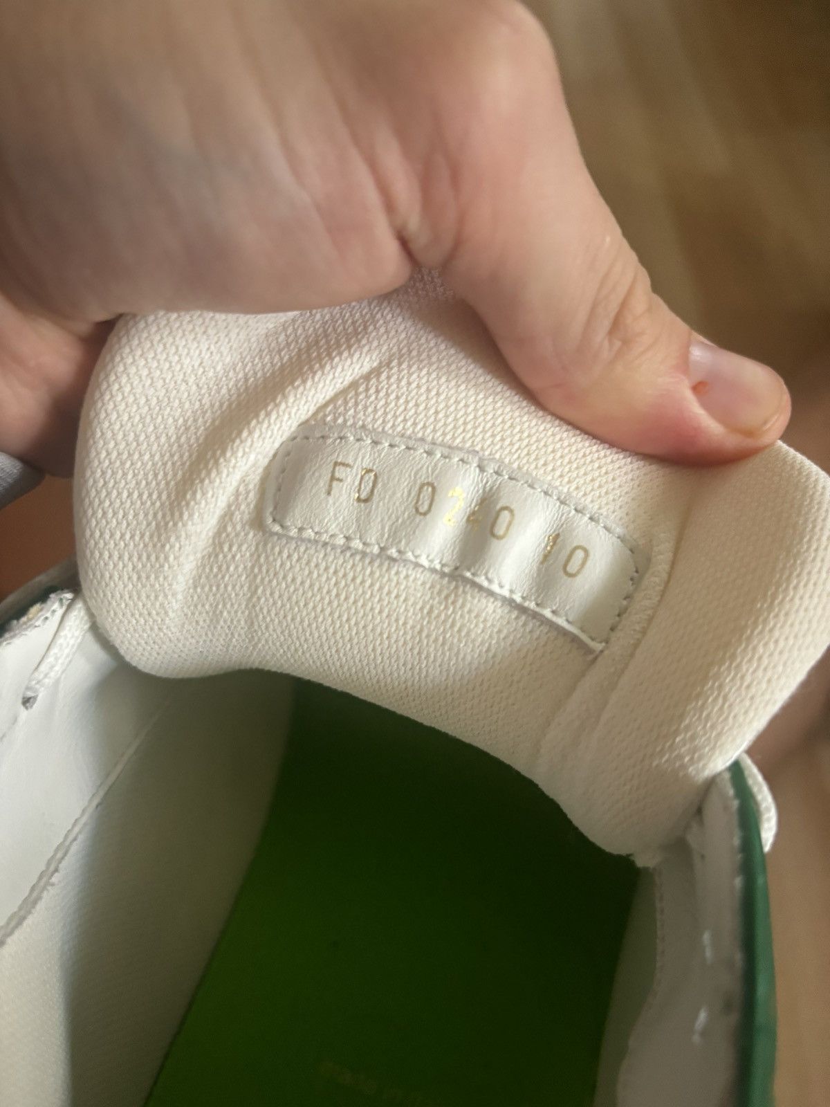 Louis Vuitton Louis Vuitton Trainer Green Monogram Denim White Size US 10 / EU 43 - 6 Thumbnail