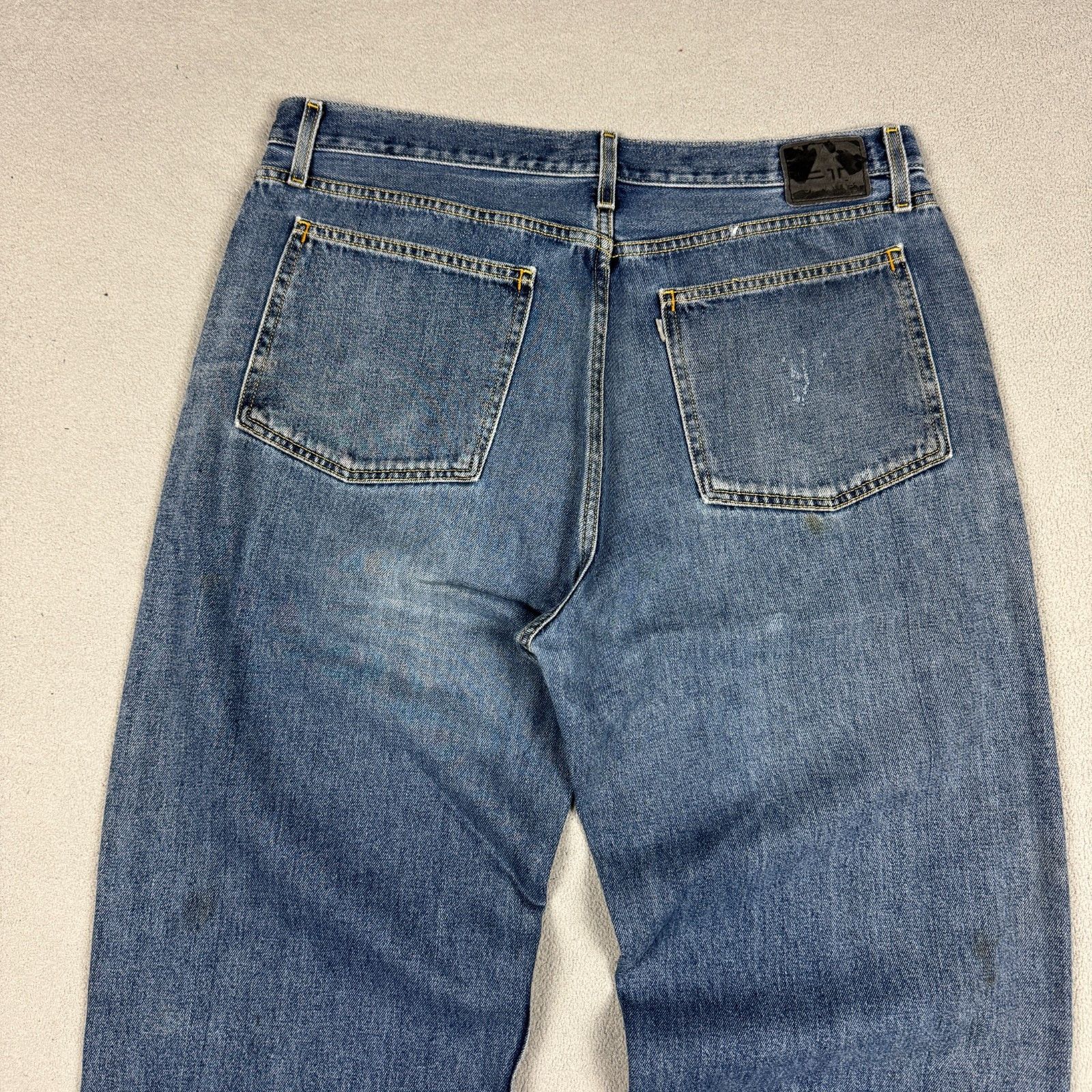 Levi's VTG Levi's SilverTab Low Loose Baggy Faded Stained W38 L32 Size US 38 / EU 54 - 8 Thumbnail
