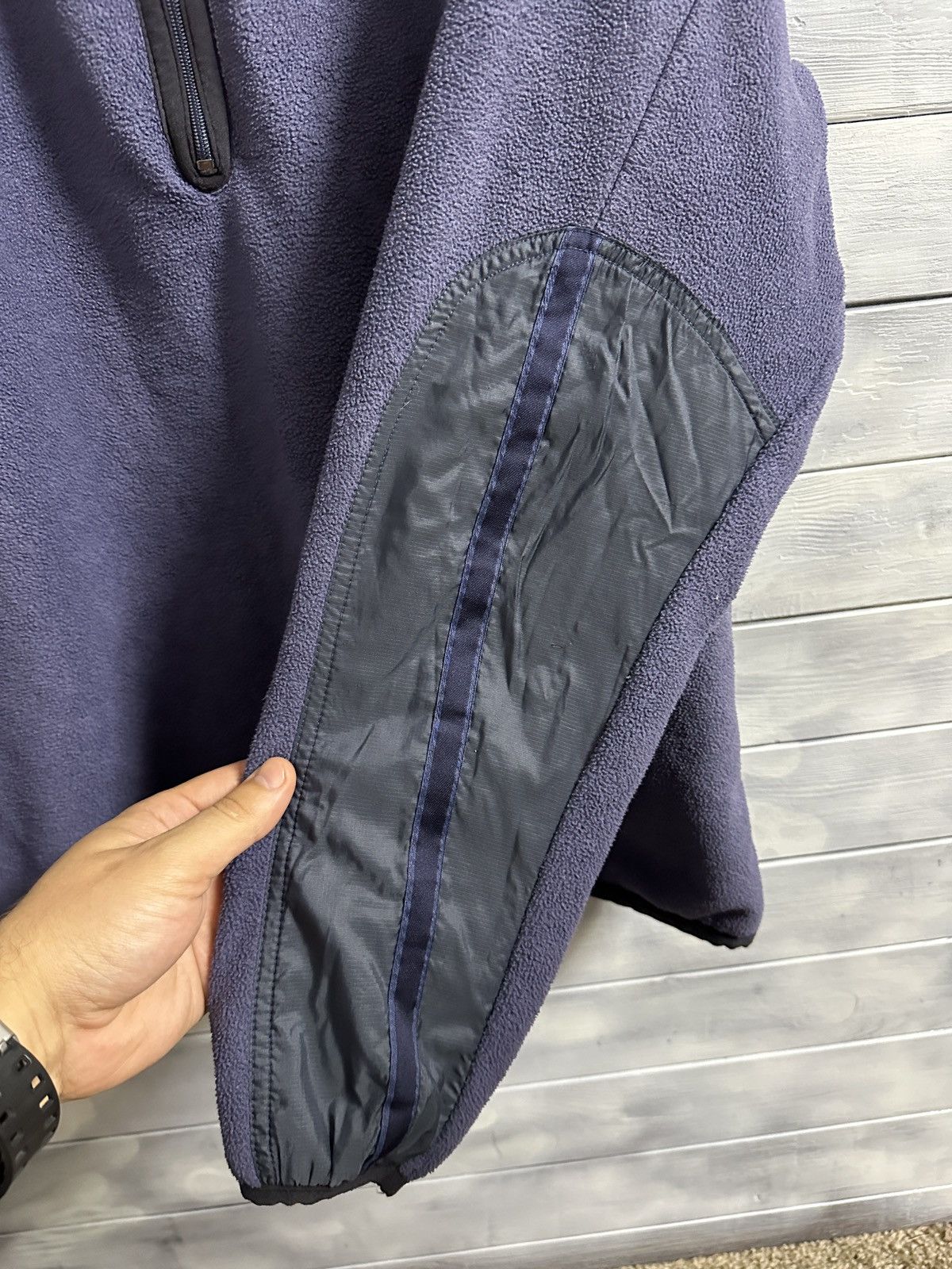 Vintage Rare Vintage Fleece Sweatshirt Nike 90’ swoosh Drill Size US M / EU 48-50 / 2 - 4 Thumbnail