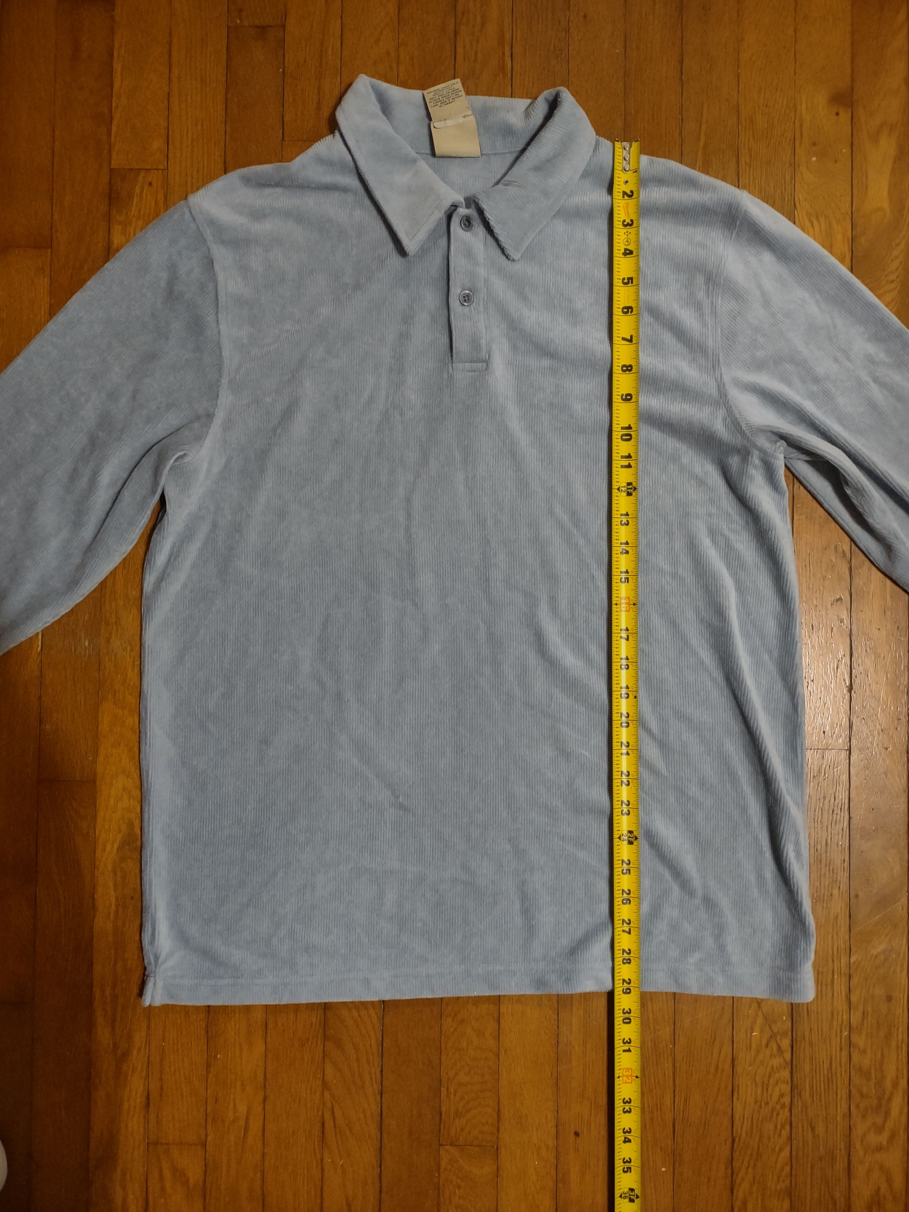 Vintage Vintage Corduroy Long-Sleeve Polo Size US L / EU 52-54 / 3 - 4 Thumbnail