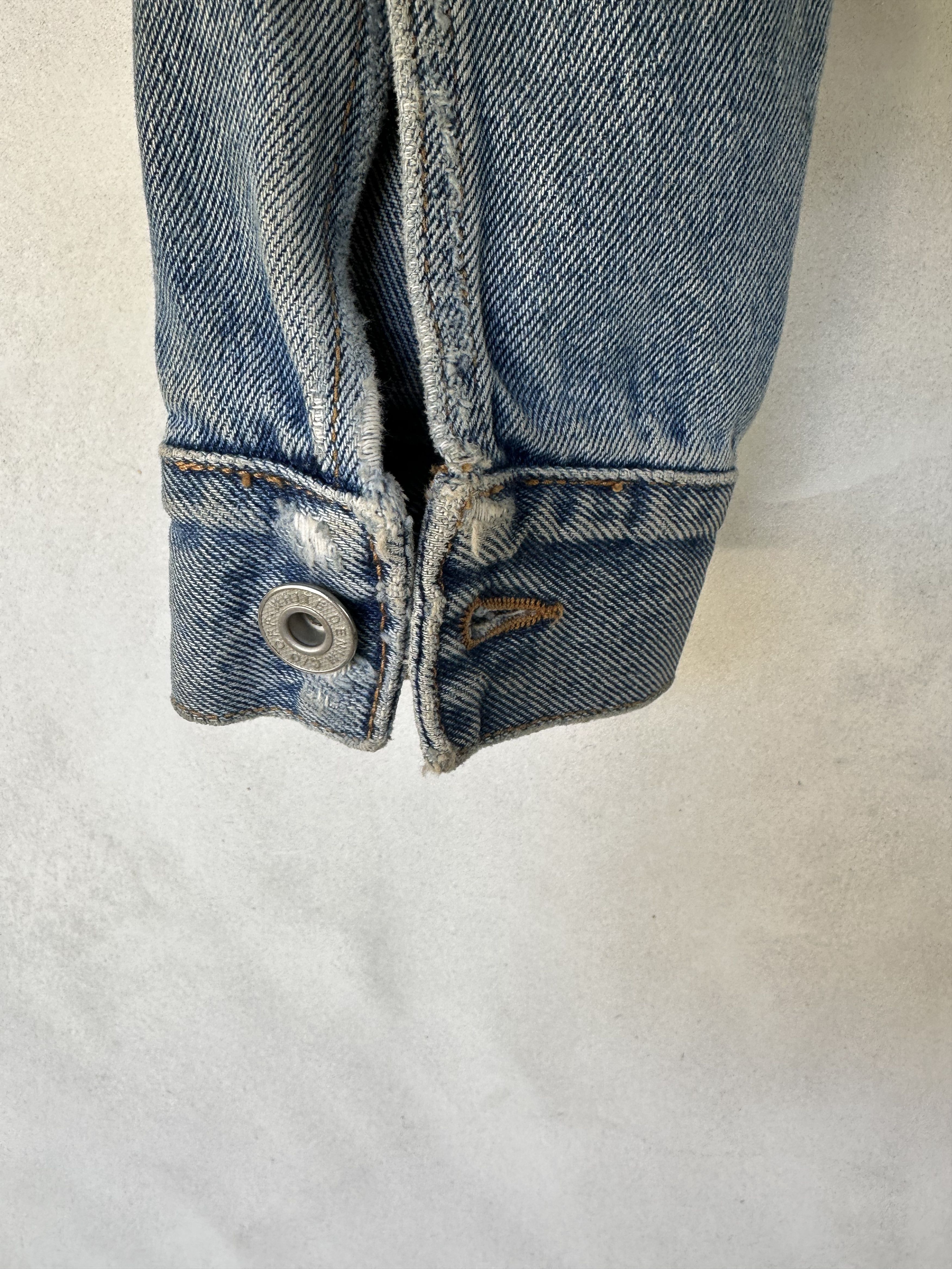 Off-White Off-White Cropped Denim Jacket Size S / US 4 / IT 40 - 4 Thumbnail