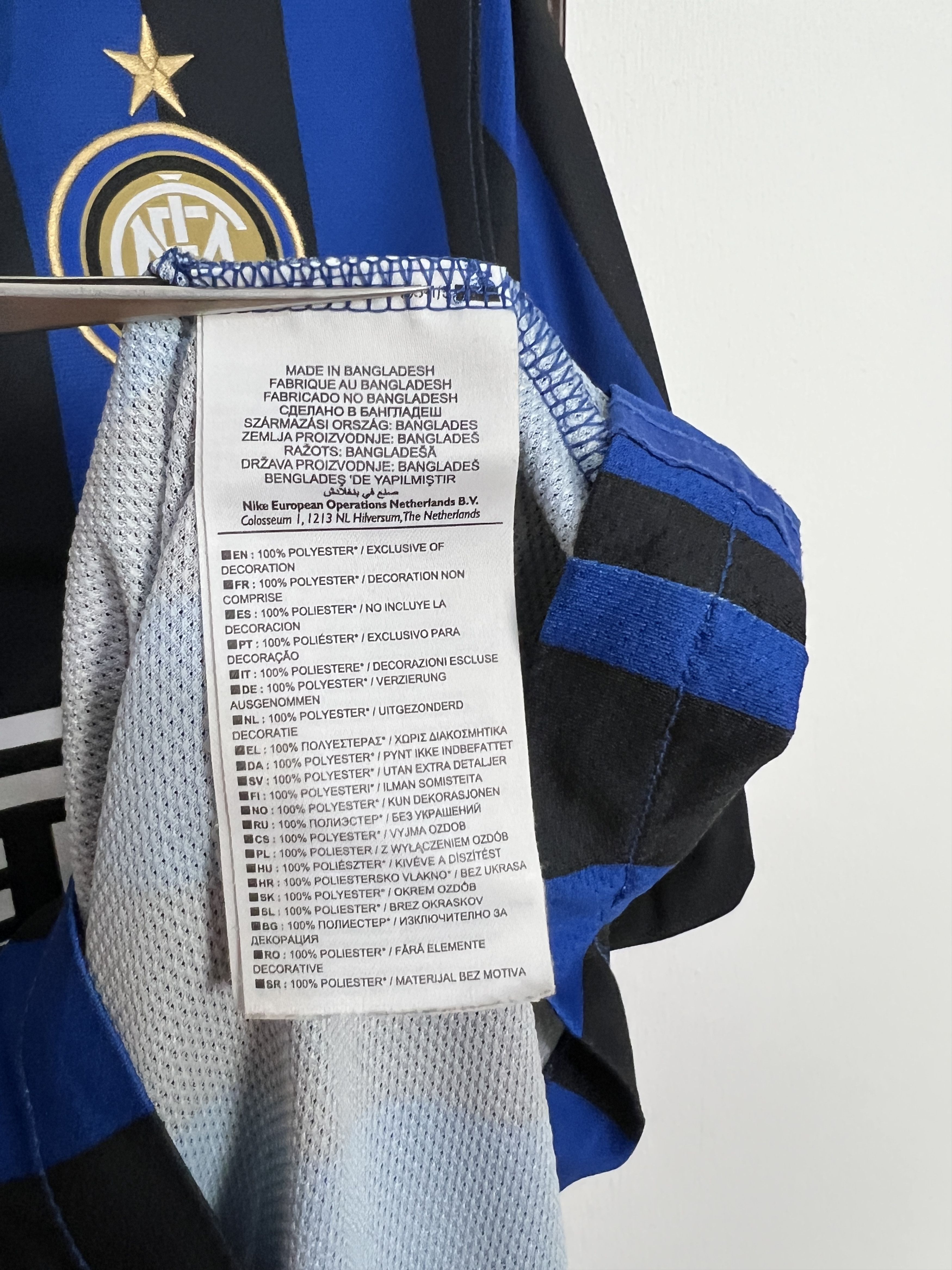 Nike Inter Milan football shirt Soccer Nike Maglia Jersey Trikot Size US S / EU 44-46 / 1 - 6 Thumbnail