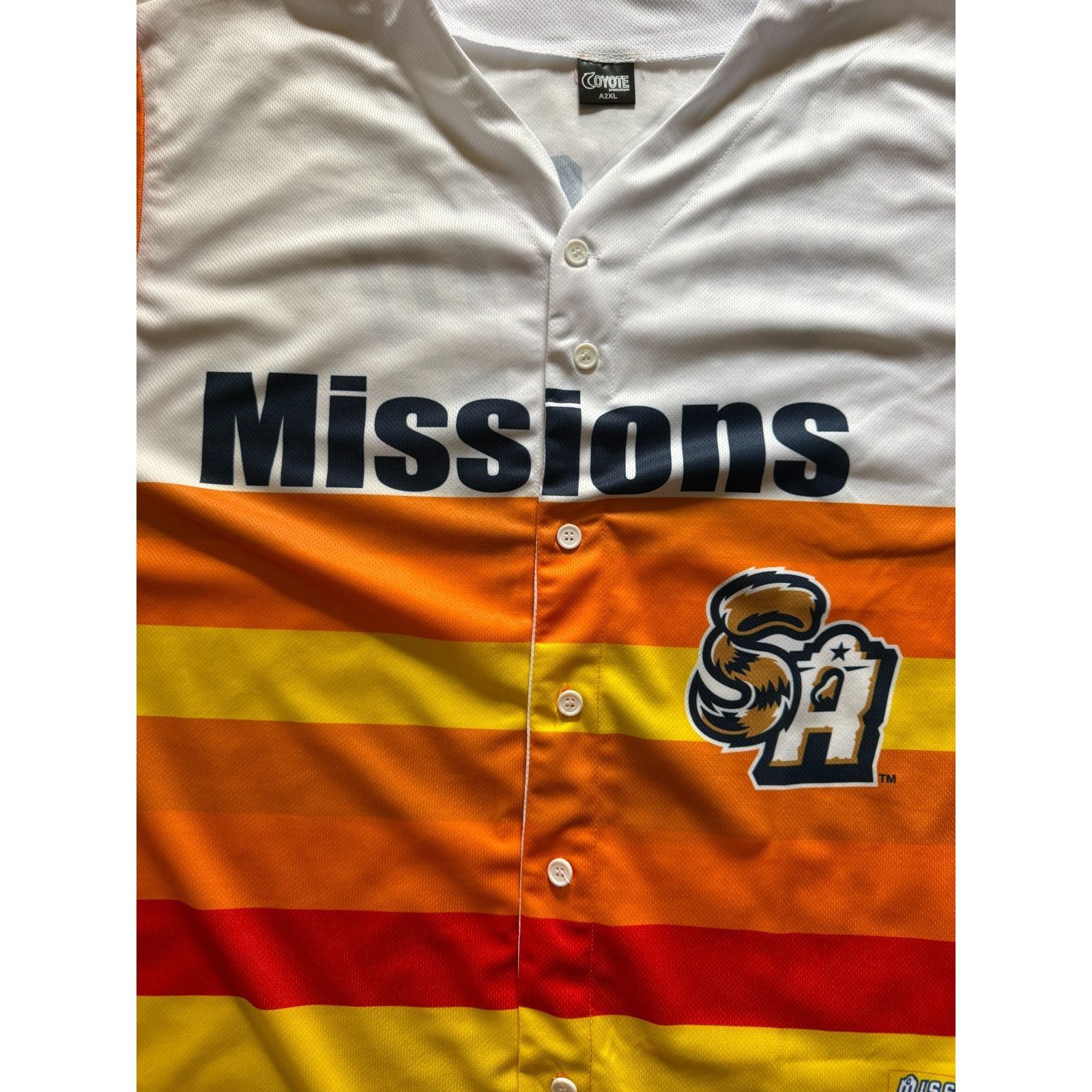 Other Missions Biggio #7 Jersey 2XL 2024 Giveaway Baseball Orange Size US XXL / EU 58 / 5 - 4 Thumbnail