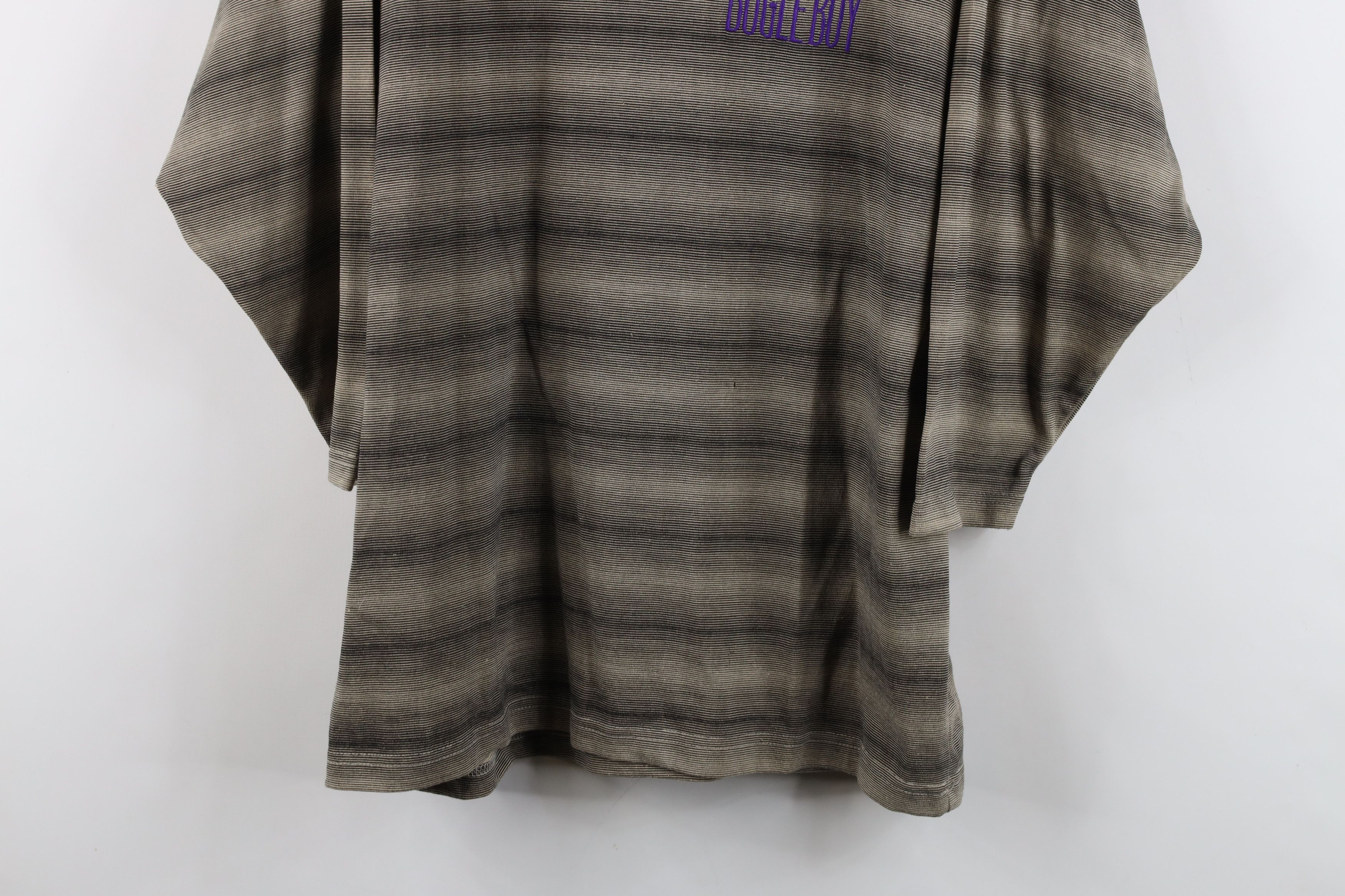 Vintage Vintage 90s Bugle Boy Striped Baggy Fit 3/4 Sleeve T-Shirt Size US L / EU 52-54 / 3 - 3 Thumbnail