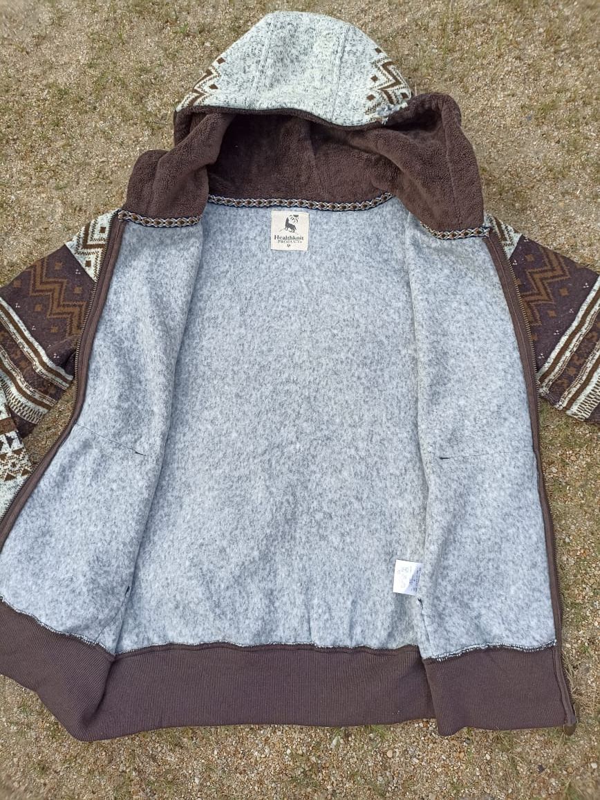 Japanese Brand × Vintage Hoodie zipper by healthknit Size US M / EU 48-50 / 2 - 9 Thumbnail