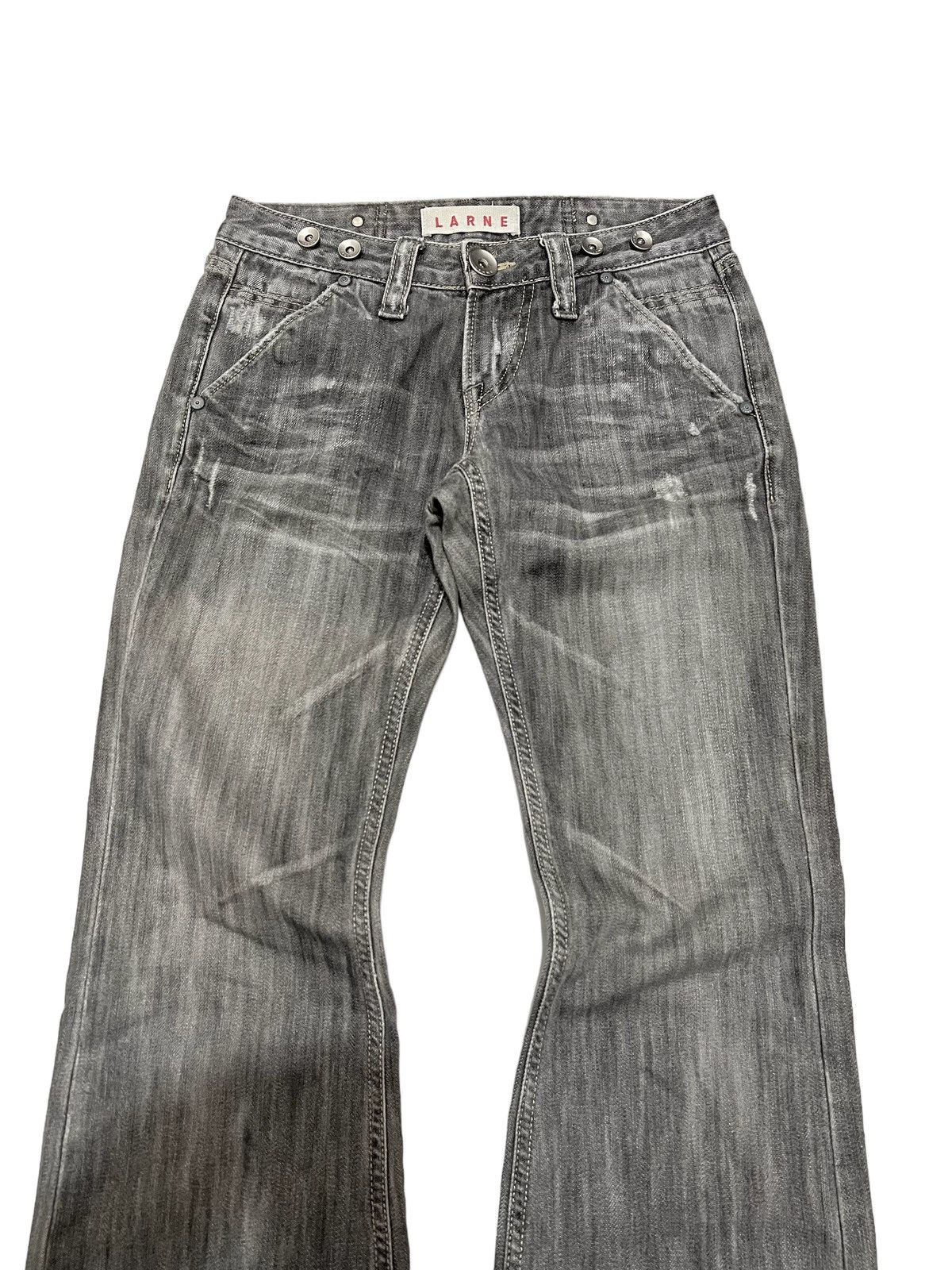 If Six Was Nine × Japanese Brand × Le Grande Bleu (L.G.B.) Larne flared denim pants Size US 28 / EU 44 - 4 Thumbnail