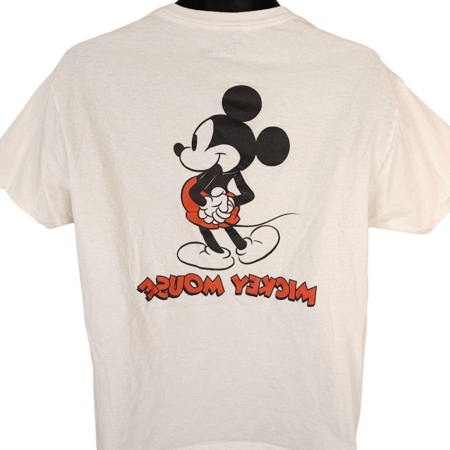 Disney Mickey Mouse T Shirt Mens Size Large White Walt Disney Size US L / EU 52-54 / 3 - 3 Thumbnail