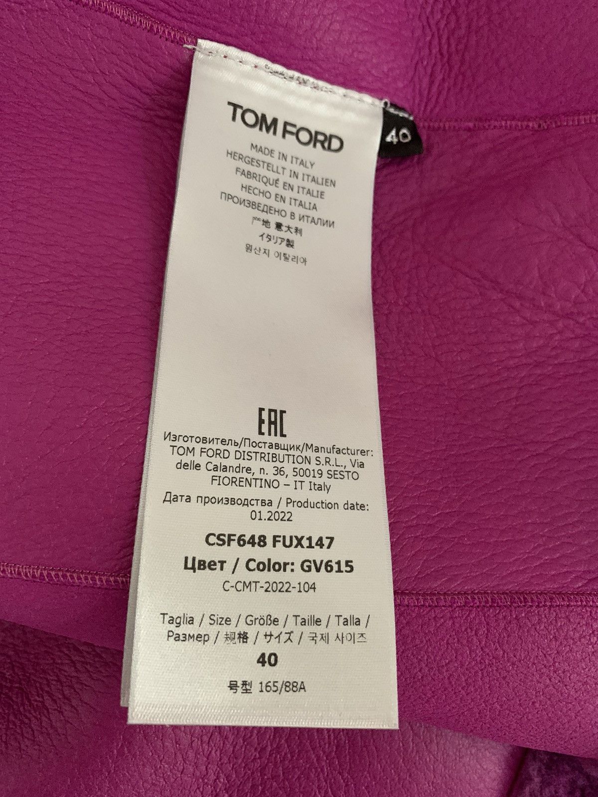 Tom Ford Tom Ford Leather Fur Sheep Jacket Size S / US 4 / IT 40 - 14 Thumbnail
