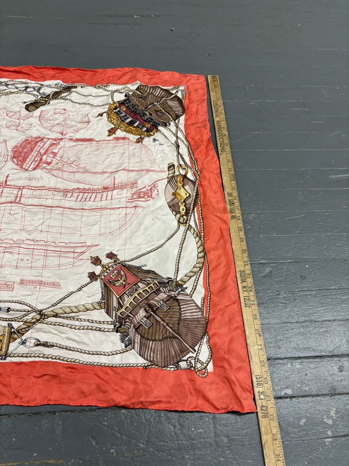 Designer × Vintage Vintage montero silk scarf Size ONE SIZE - 5 Thumbnail