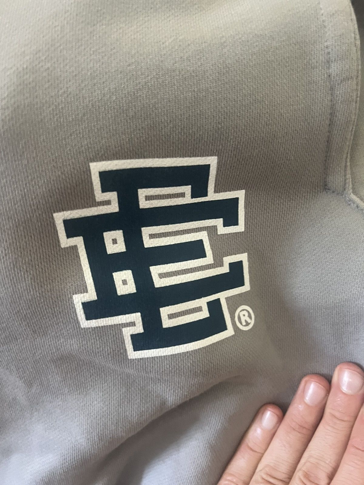 Eric Emanuel Eric Emanuel gray with navy EE sweatpants large Size US 32 / EU 48 - 2 Thumbnail