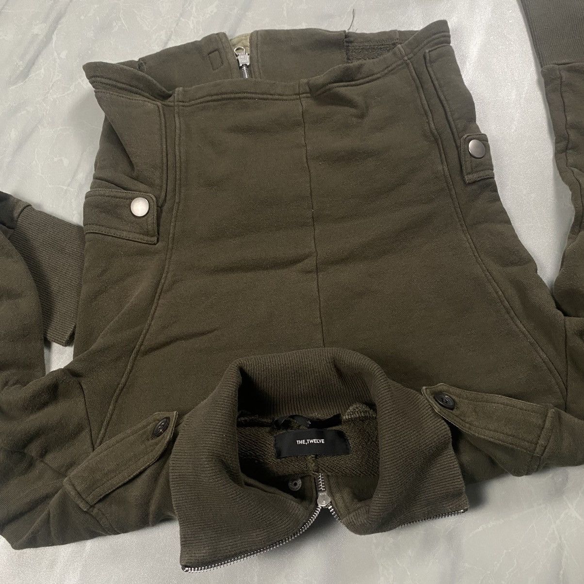 Japanese Brand Rare The Twelve Cross Army Zip Up Sweater Jacket Size S / US 4 / IT 40 - 6 Thumbnail