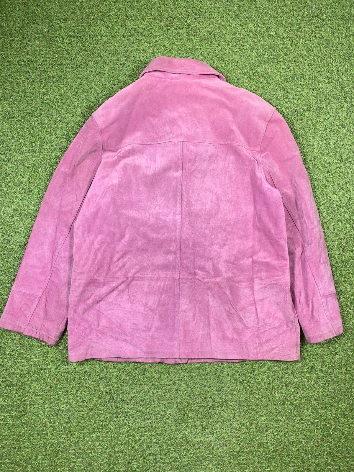 Vintage Vintage Y2K Leather jacket pink streetwear style Size US M / EU 48-50 / 2 - 4 Thumbnail