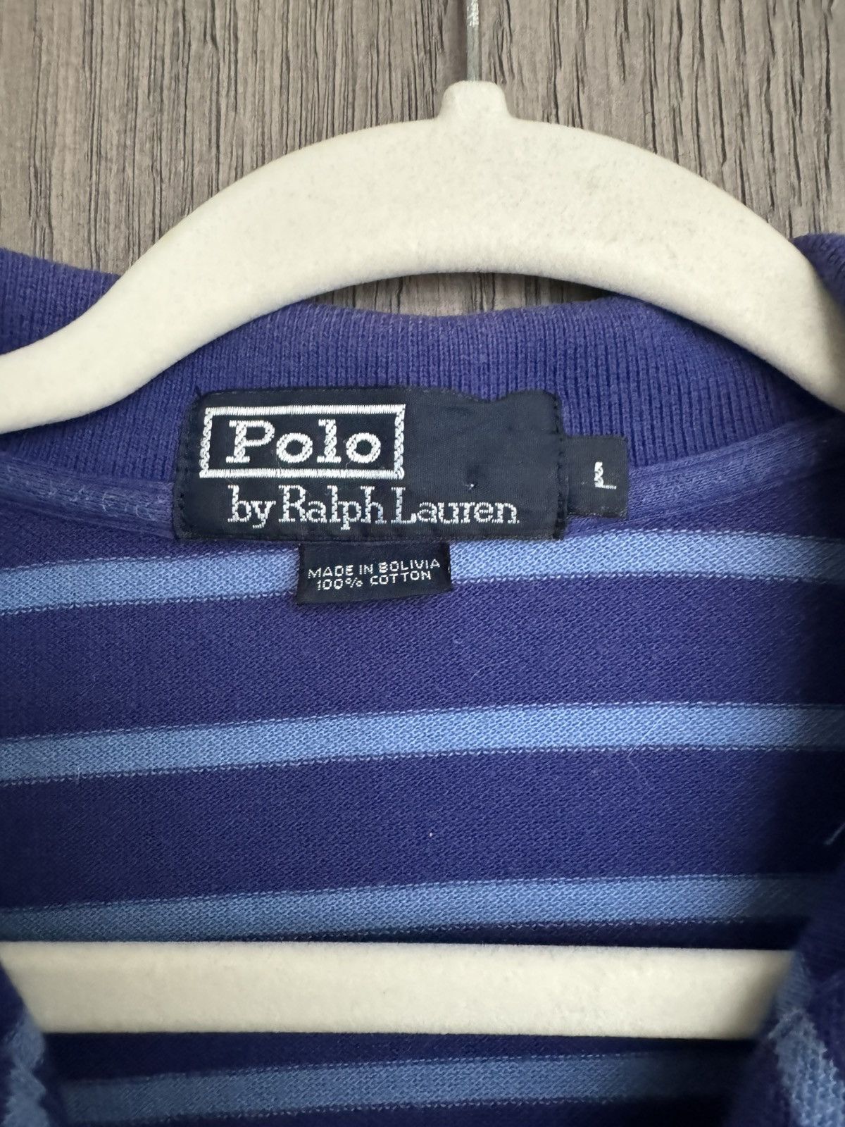 Vintage Vintage Polo Ralph Lauren USA Polo Shirt Size US L / EU 52-54 / 3 - 3 Thumbnail