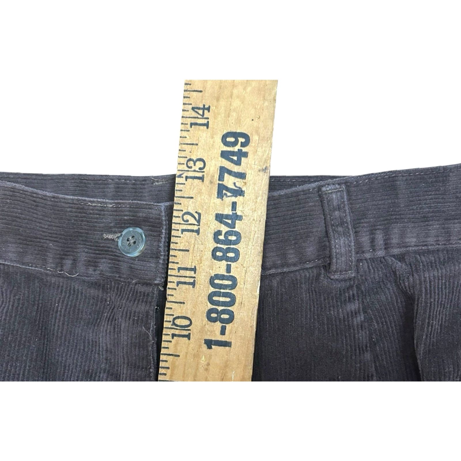 Vintage VINTAGE LL Bean Original Fit Brown Corduroy Pants Womens Sz 16P Cotton 3 pocket Regular Straight Men/women? Size 38" / US 16 / IT 52 - 7 Thumbnail