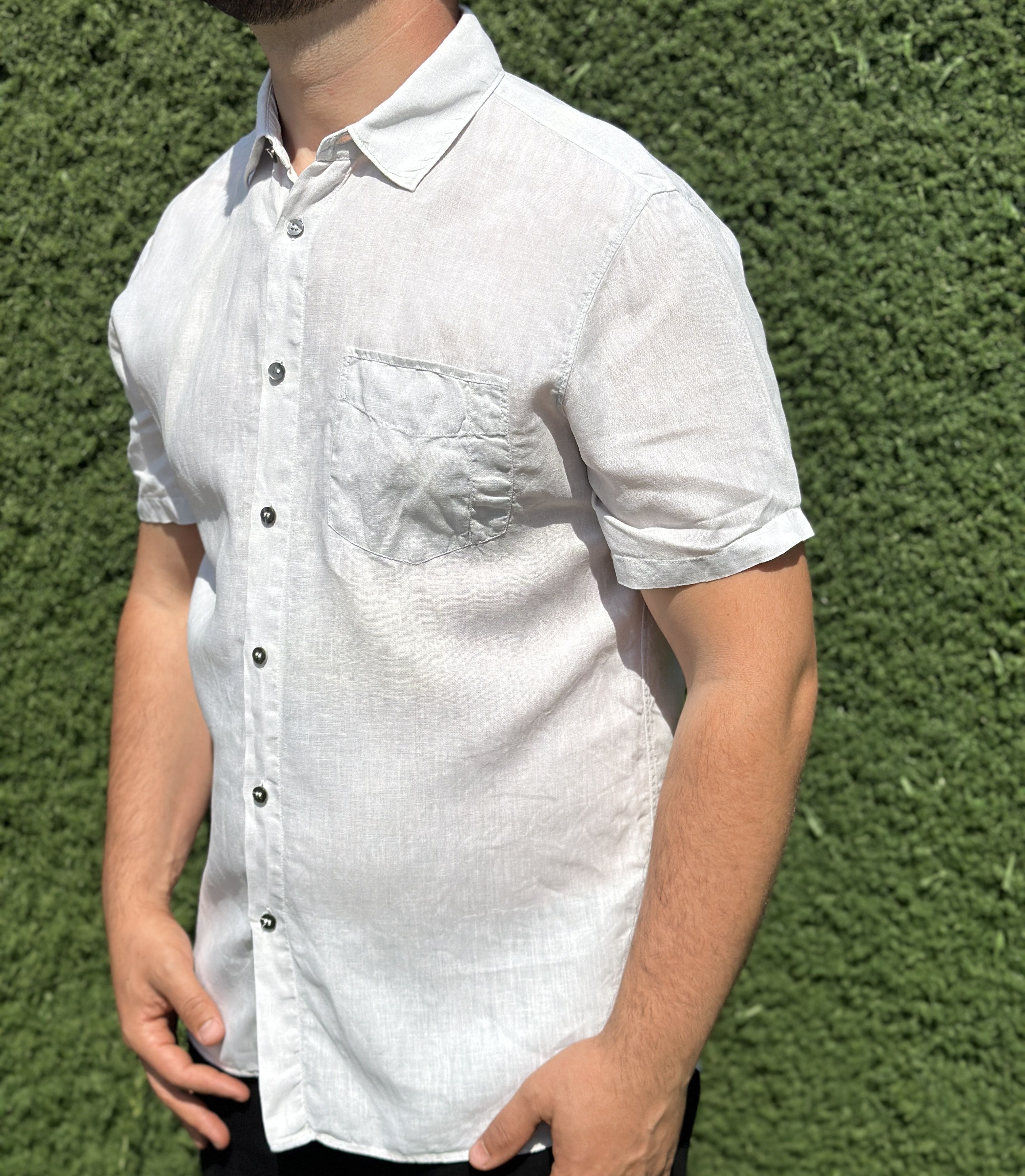 Stone Island × Stone Island Shadow Project Stone Island 2004 Archive Casual Chemise Button Shirt Size L Size US L / EU 52-54 / 3 - 8 Thumbnail