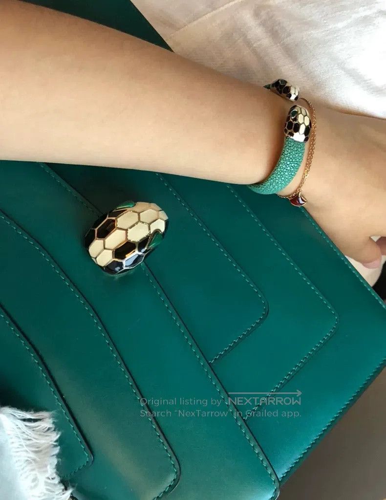 Bvlgari Bvlgari Green Snake Bracelet Size ONE SIZE - 8 Thumbnail