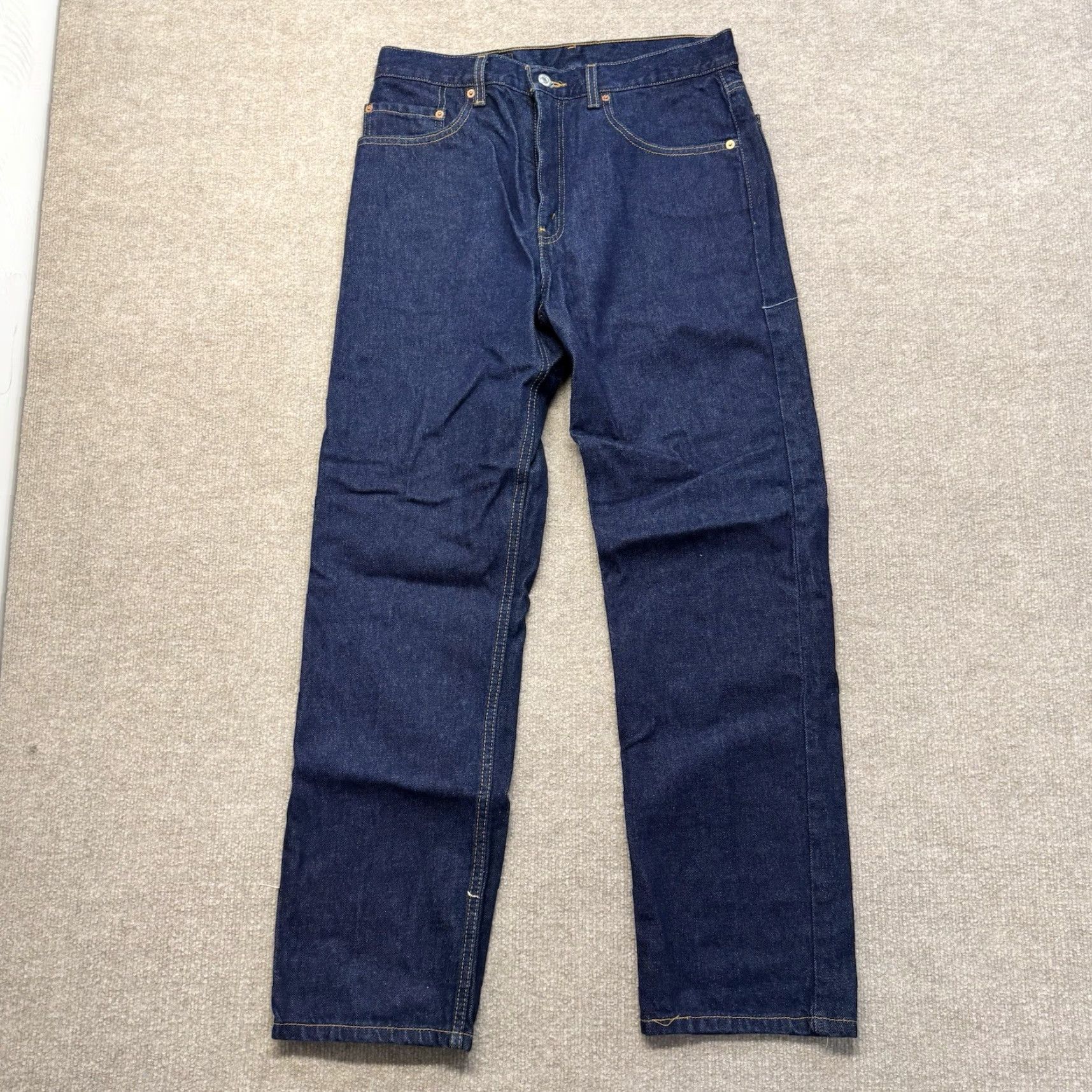 Levi's VINTAGE Levi's Jeans 505 Mens 32 x 30 Blue Denim 90s Baggy Straight Leg USA Mexico Relaxed Jeans Size US 32 / EU 48 - 2 Thumbnail