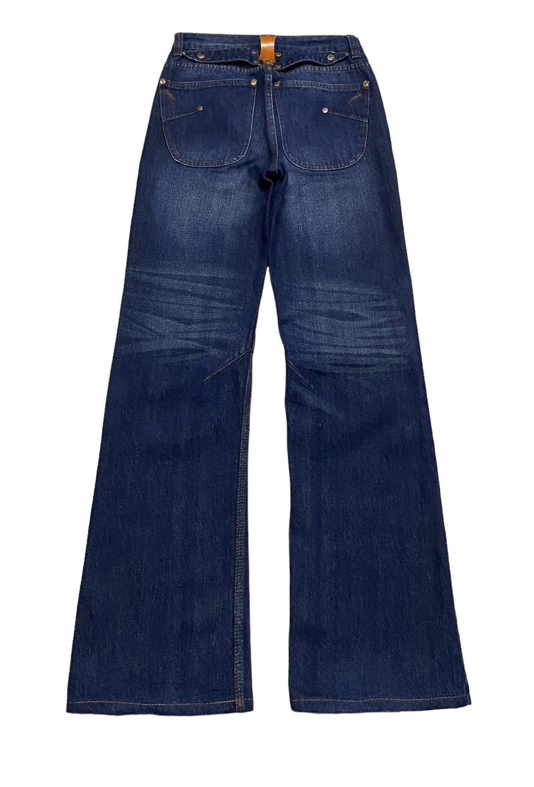 If Six Was Nine × Japanese Brand × Le Grande Bleu (L.G.B.) Rare Vintage Japaness Brand Willey Knox Flared Jeans 2000s Size US 30 / EU 46 - 2 Thumbnail