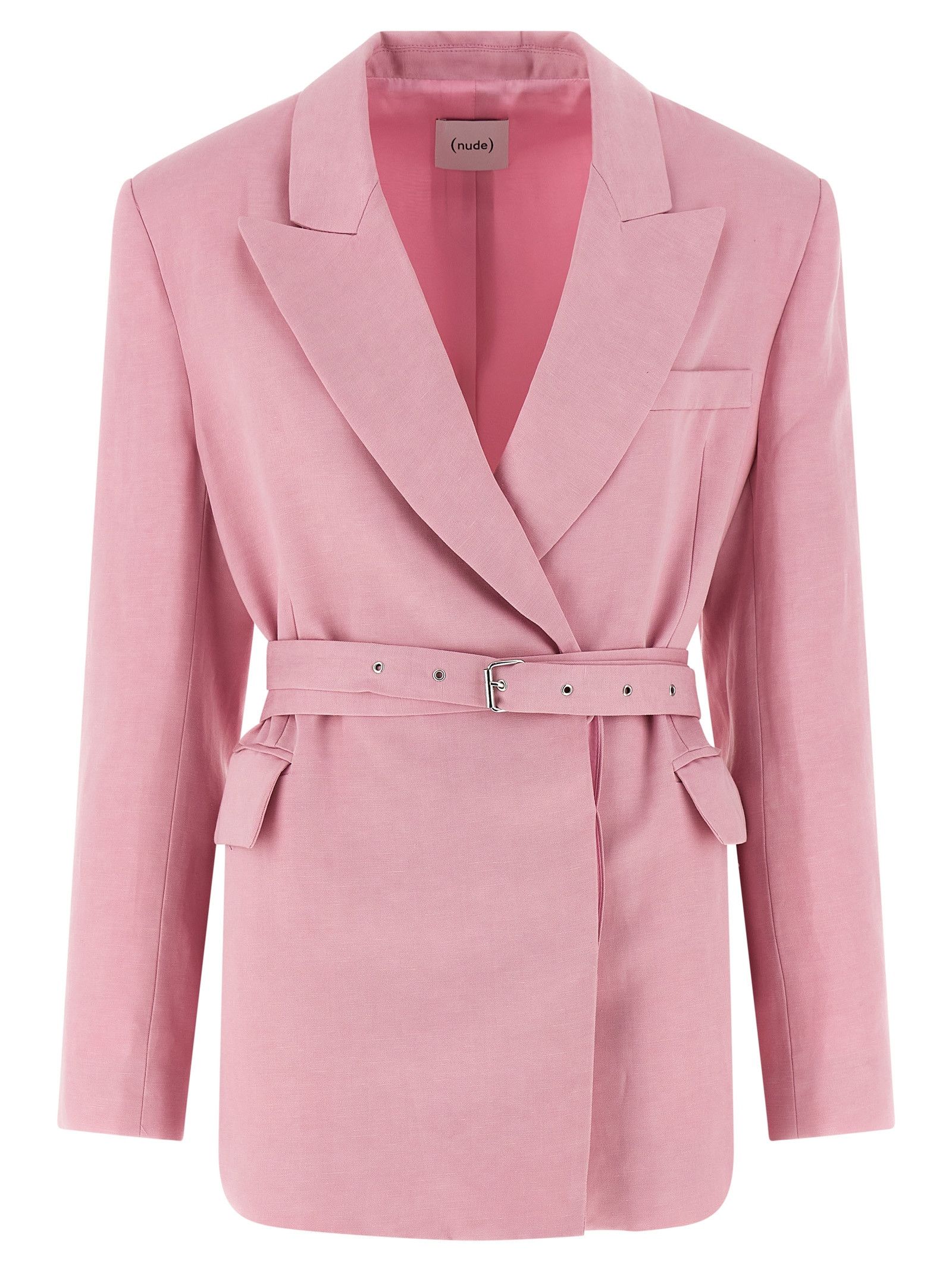 Nude Belt blazer Size S / US 4 / IT 40 - 1 Thumbnail