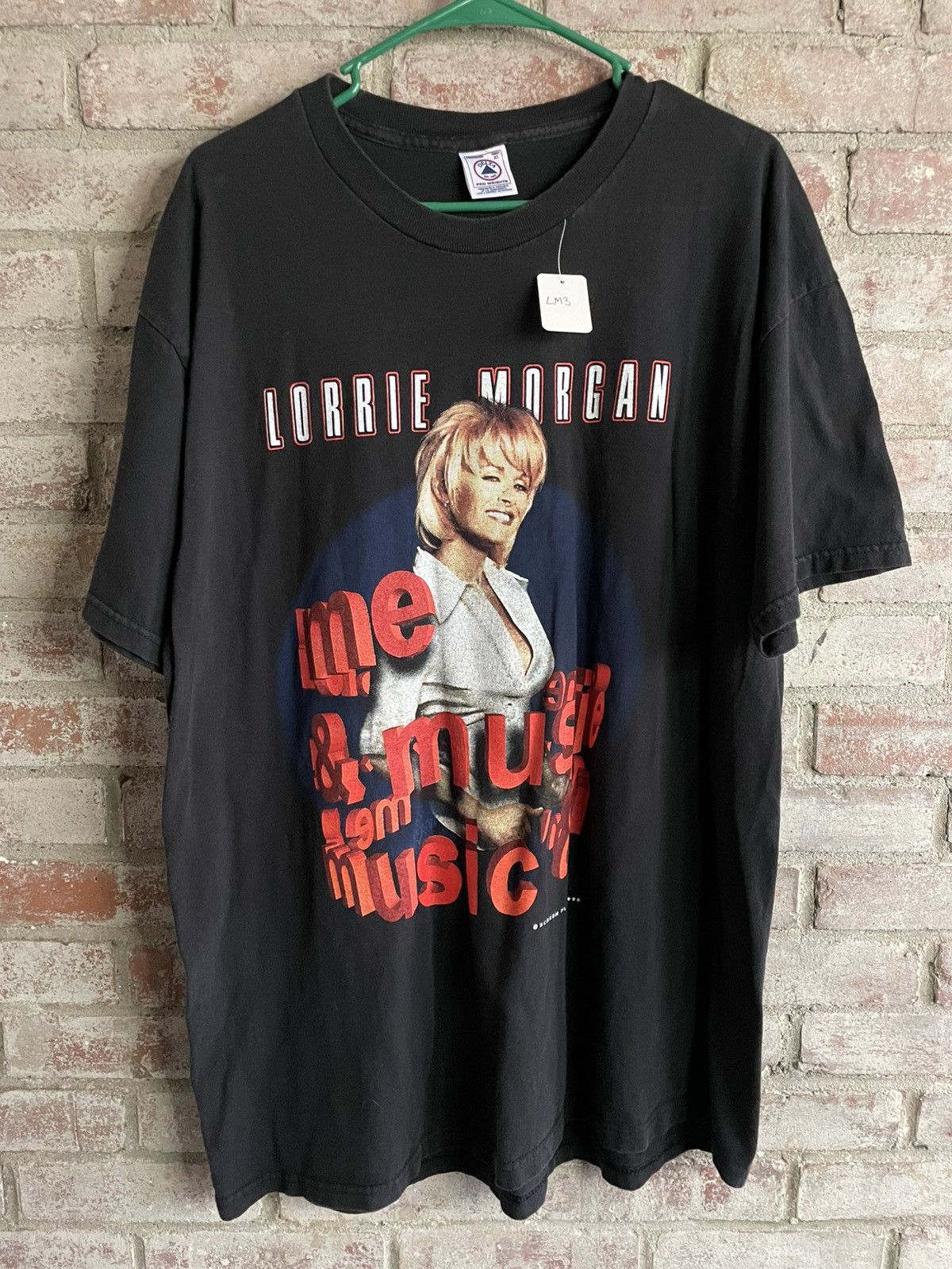Delta Vintage 1998 Lorrie Morgan The Music & Me Tour Tee T-Shirt Size US XL / EU 56 / 4 - 1 Thumbnail