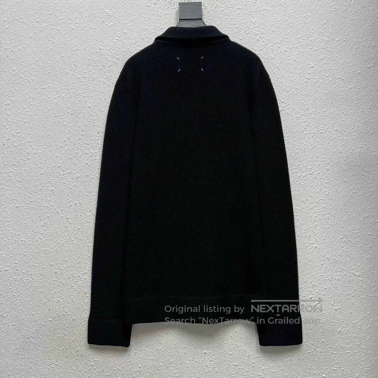 Maison Margiela Maison Margiela Black Zip Sweater Coat. Size US L / EU 52-54 / 3 - 2 Thumbnail