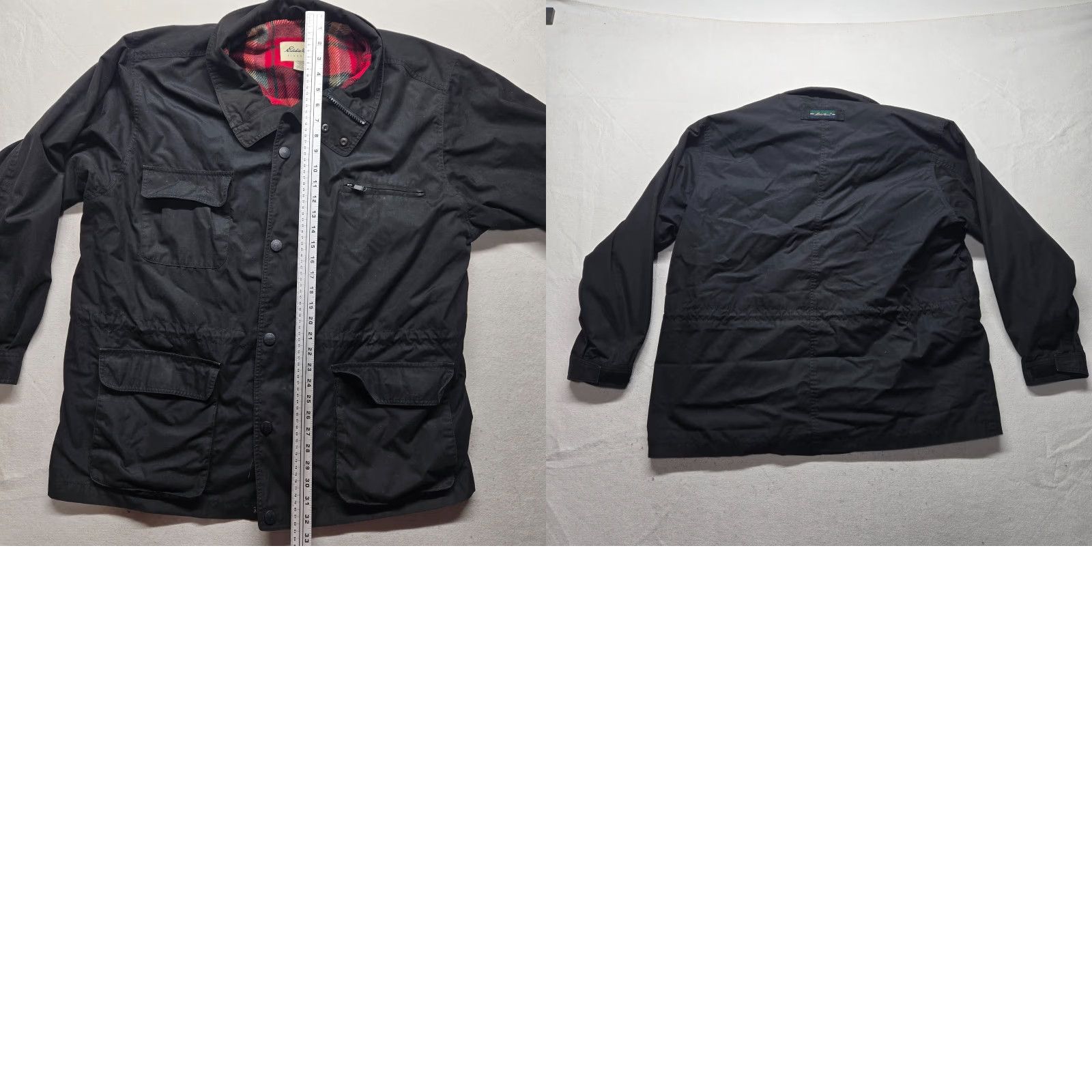 Eddie Bauer Eddie Bauer Shacket Shirt Jacket Plaid Black 2XL Men Button Up Lined Flannel Casual Winter Fall Spring All Seasons Jacket Mens Size US XXL / EU 58 / 5 - 8 Thumbnail