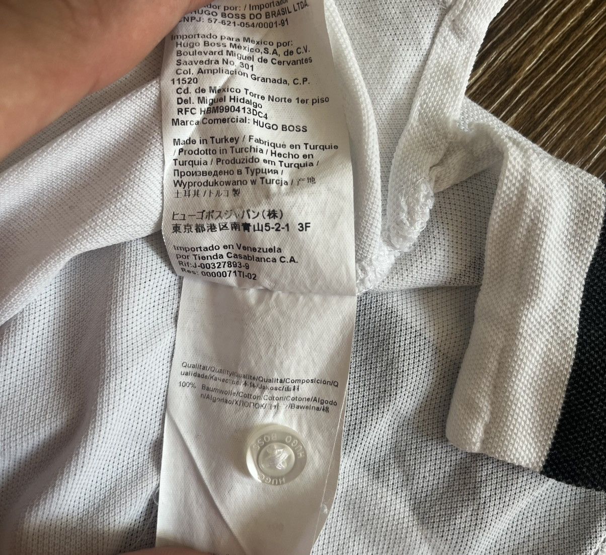 Hugo Boss Hugo Boss Polo Size US L / EU 52-54 / 3 - 7 Thumbnail