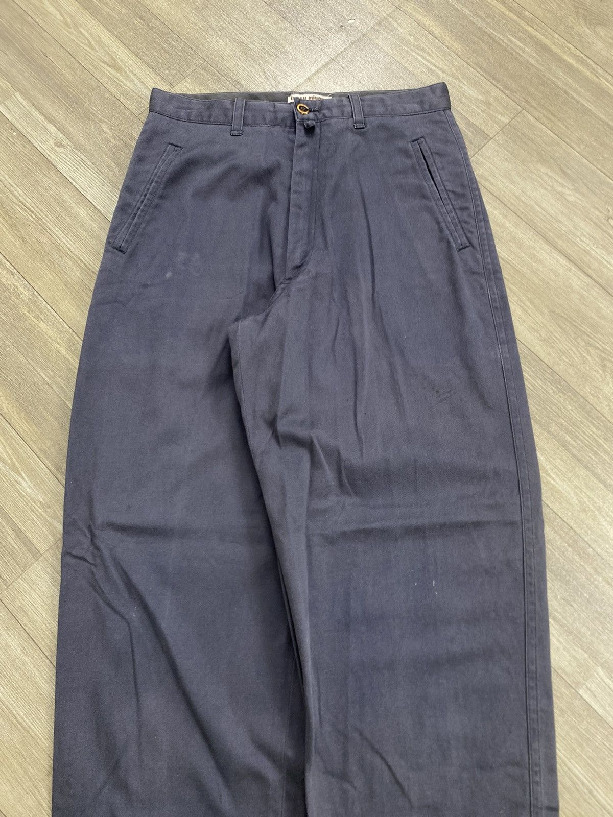 Issey Miyake 1990s Vintage Issey Miyake Men Slack Casual Pants Designer Size US 30 / EU 46 - 2 Thumbnail