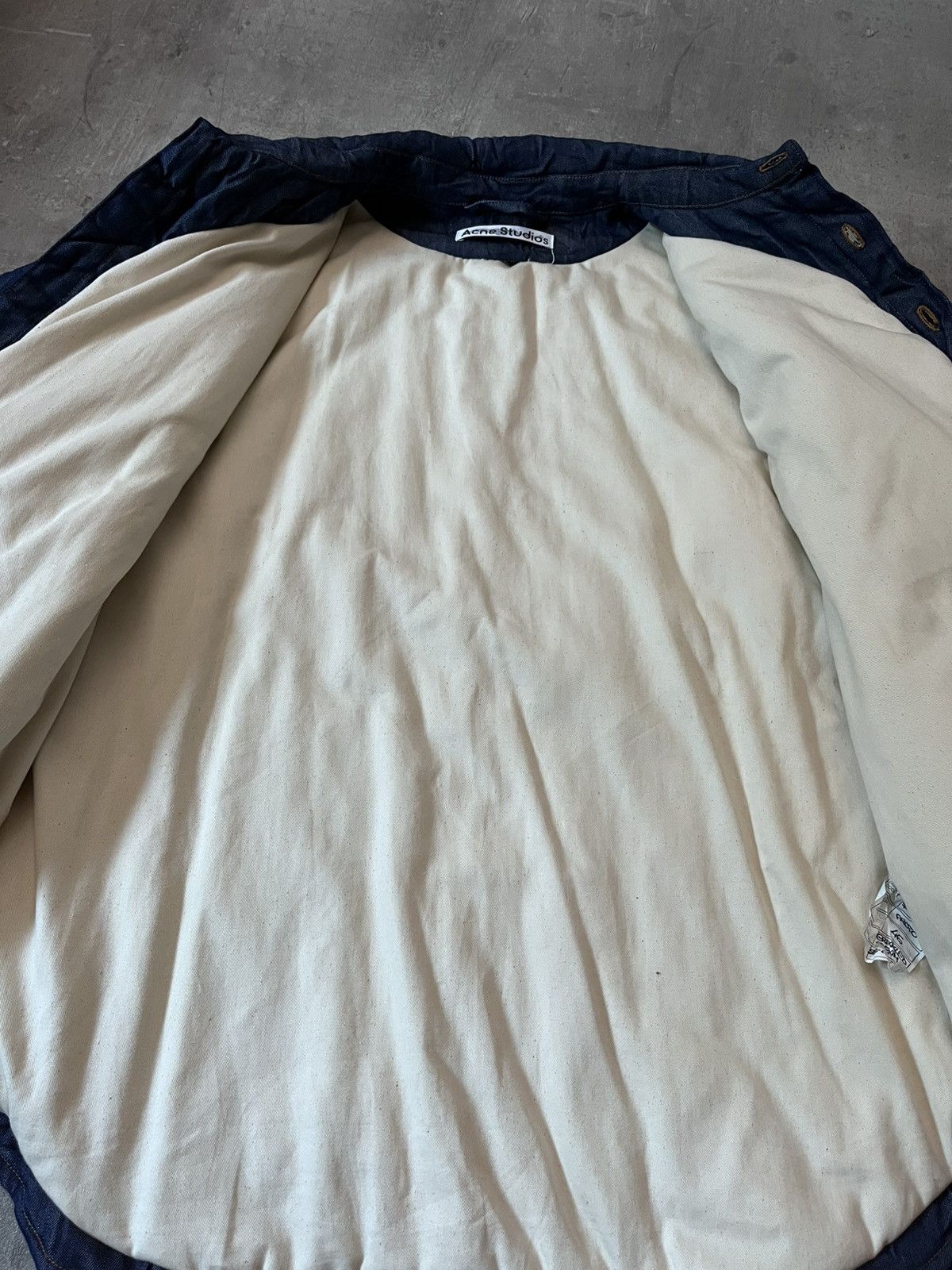 Acne Studios Acne Studios Crinkled Denim Sample jacket overshirt Size US S / EU 44-46 / 1 - 9 Thumbnail