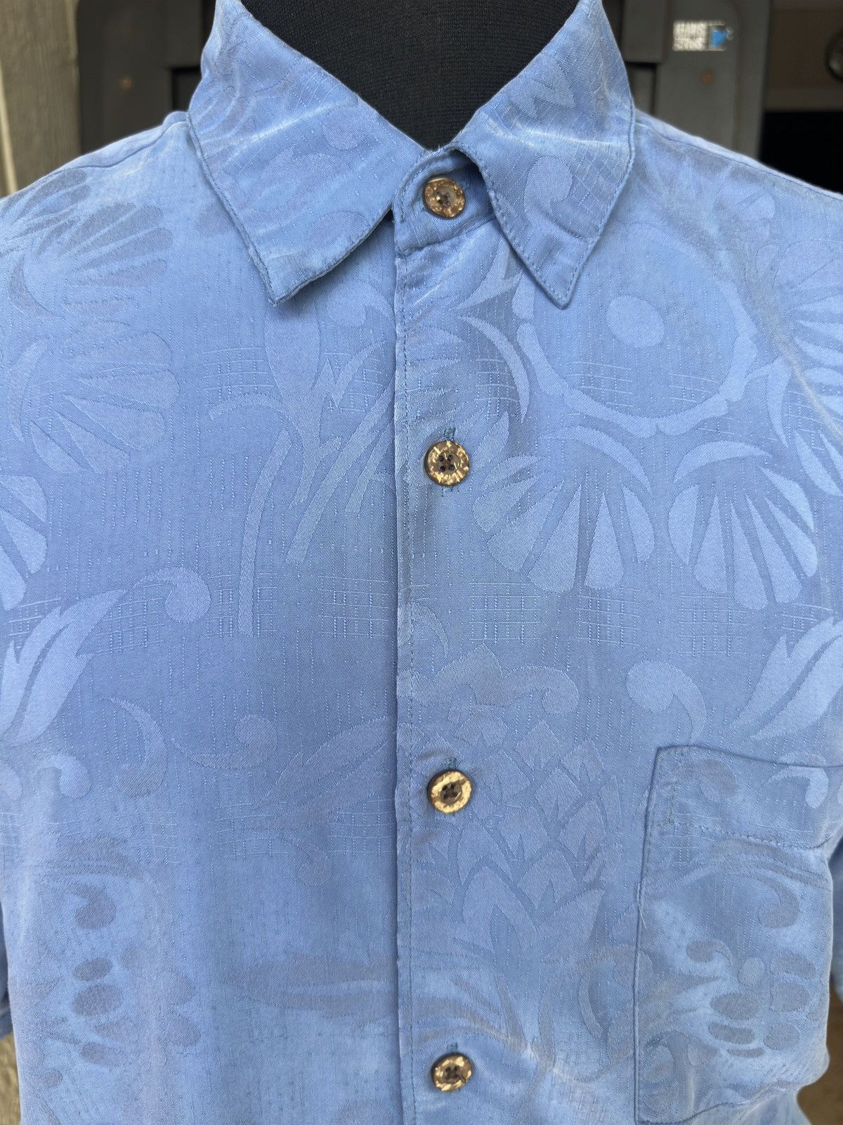 Other PreOwned Kahala Blue Hawaiian Print Full Button Men's Large Size US L / EU 52-54 / 3 - 3 Thumbnail