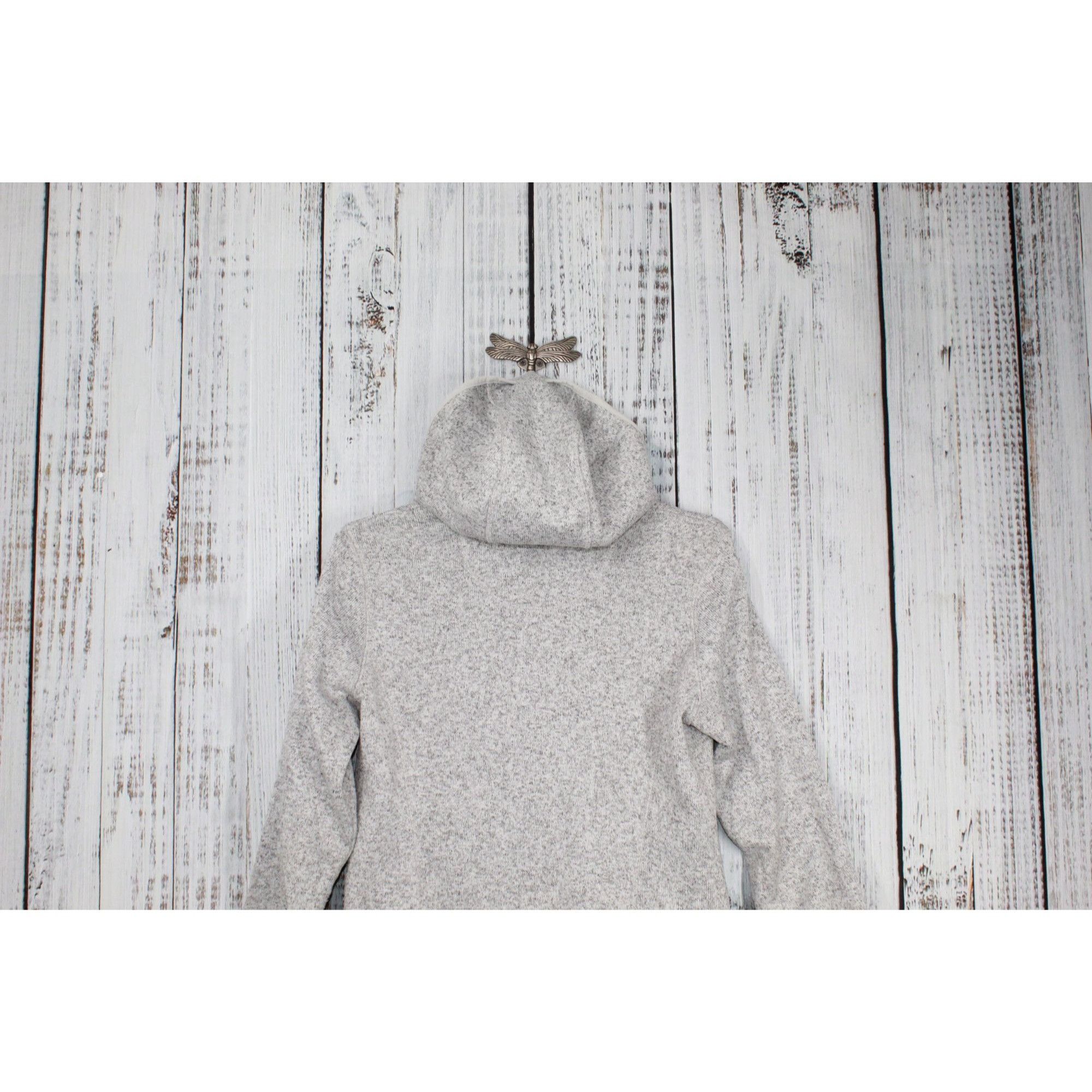 L.L. Bean LL Bean Women's Sweater Fleece Coat Pewter Size Medium Size M / US 6-8 / IT 42-44 - 4 Thumbnail