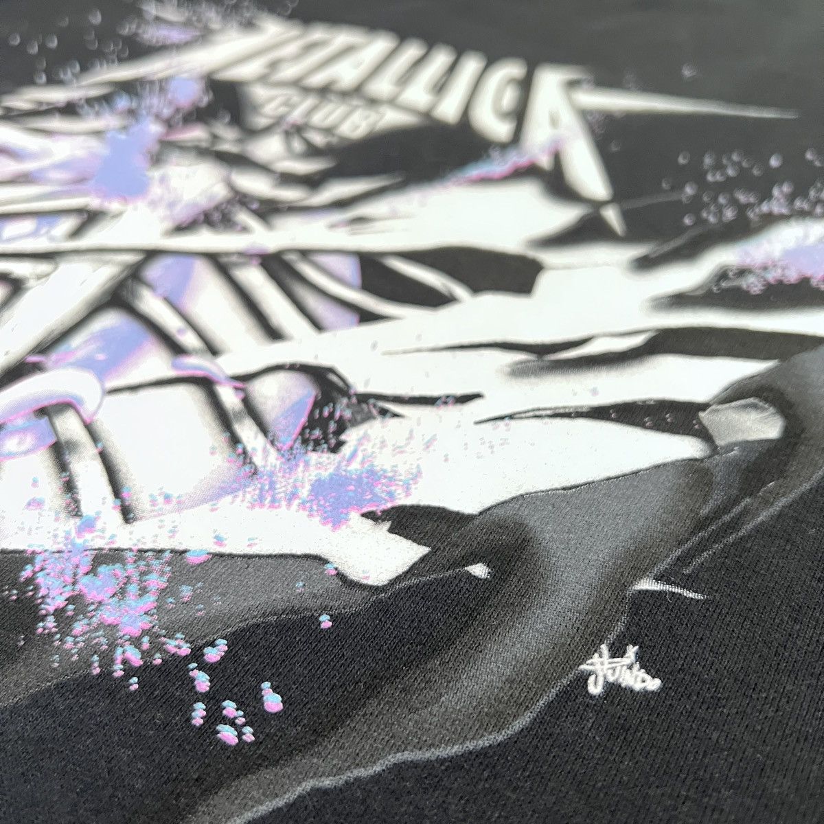 Band Tees × Metallica × Vintage Vintage Y2K Metallica Club Promo Tee 2XL Oversized Graphic Size US XXL / EU 58 / 5 - 3 Thumbnail