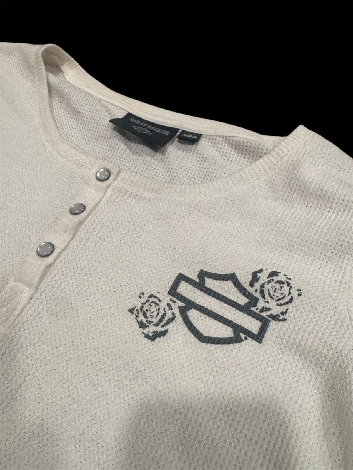 Harley Davidson Harley Davidson Rose Henley Size US L / EU 52-54 / 3 - 2 Thumbnail