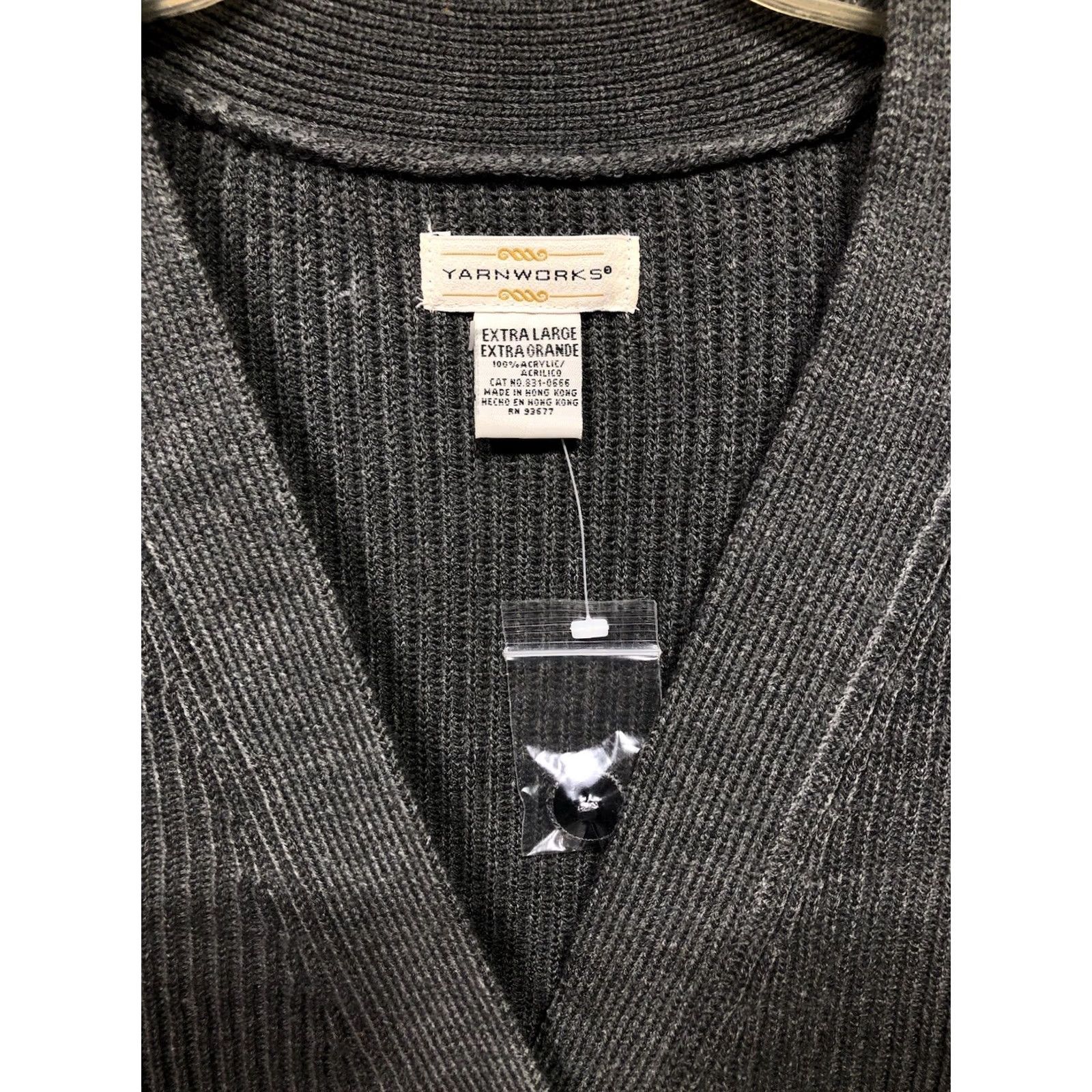 Vintage VINTAGE Yarn Works Gray Cardigan Sweater XL LongSleeve Classic Capsule Size XL / US 12-14 / IT 48-50 - 3 Thumbnail
