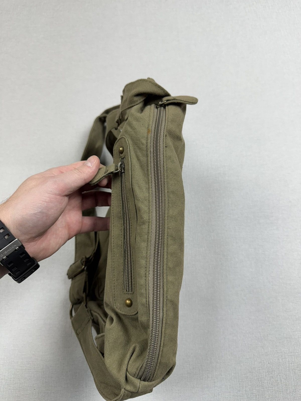Vintage Vintage George Khaki Y2K Bag Size ONE SIZE - 4 Thumbnail