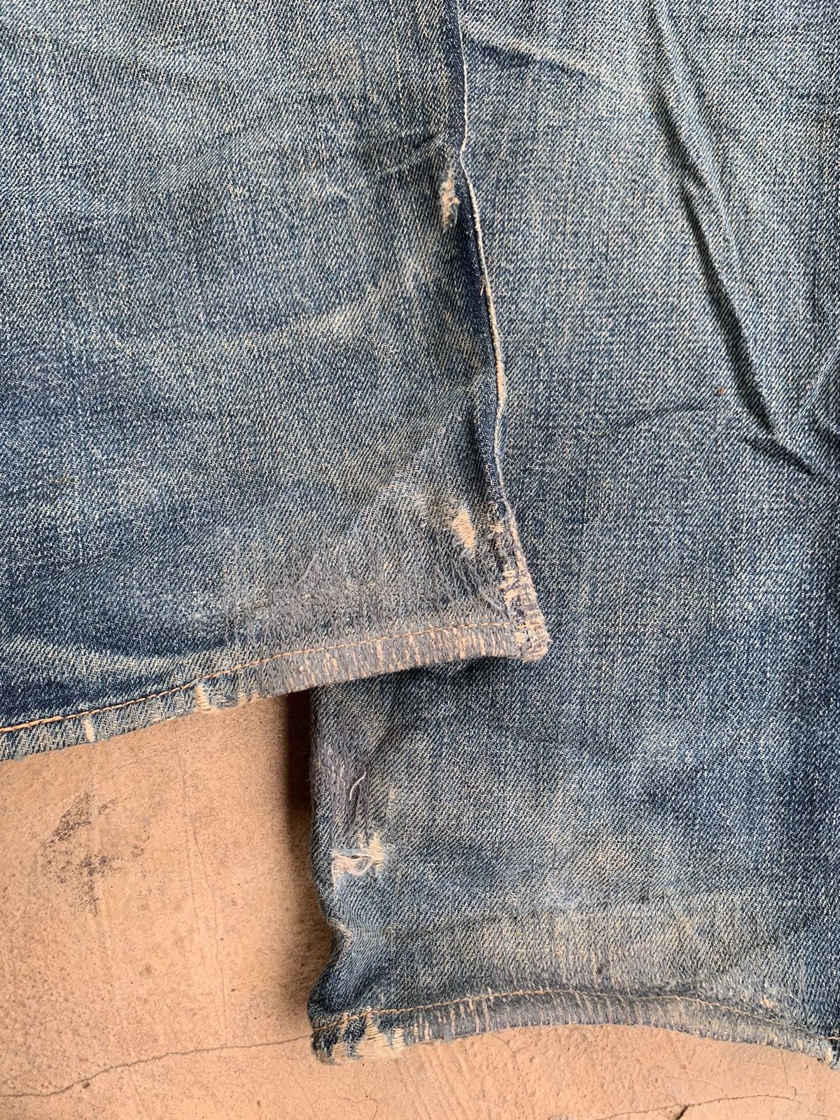 Japanese Brand × Vintage Vintage Go West Yellow divsion Selvedge distressed denim Size US 30 / EU 46 - 25 Thumbnail