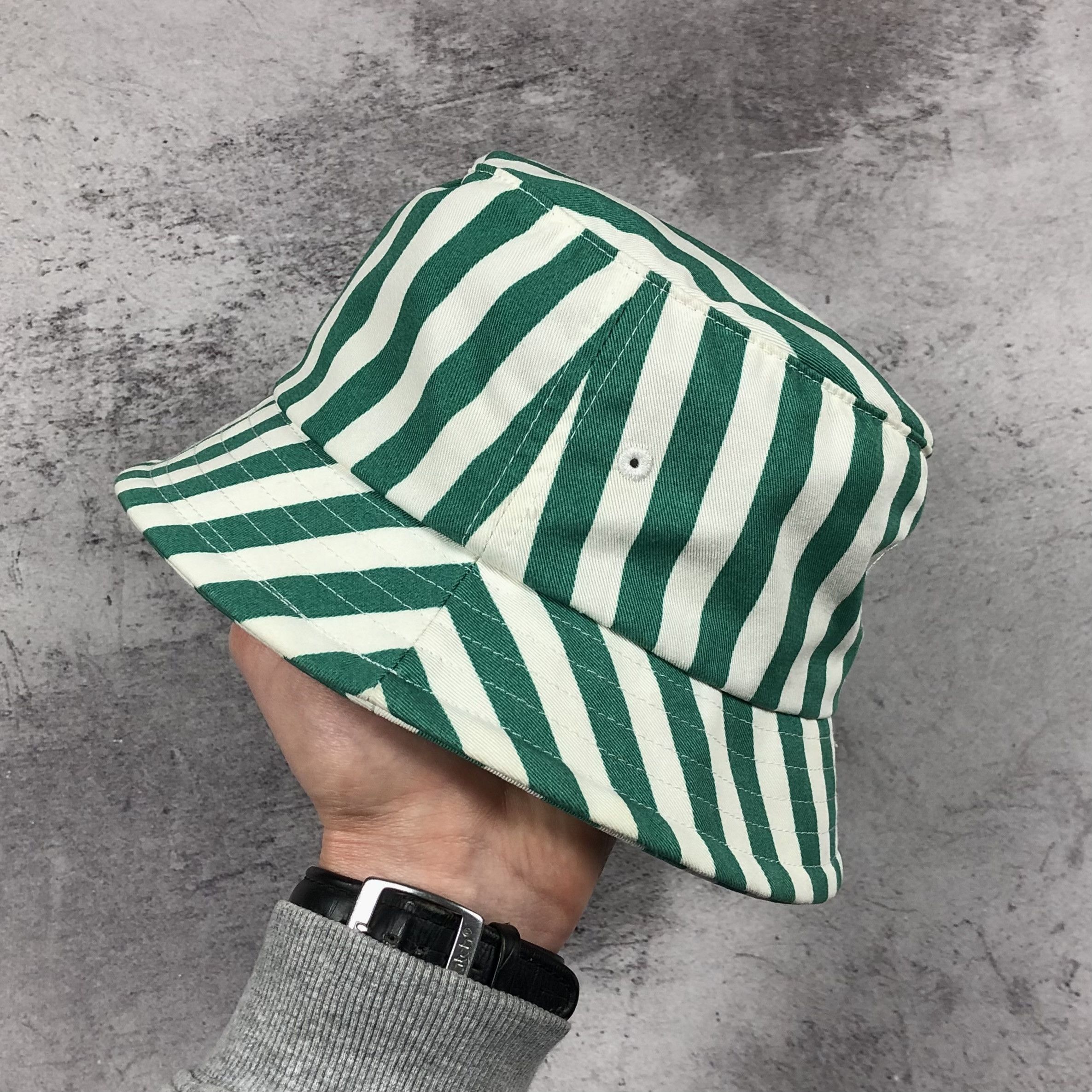 Marimekko Marimekko Kioski Tasaraita Bucket Hat Unikko Striped Floral Size ONE SIZE - 5 Thumbnail