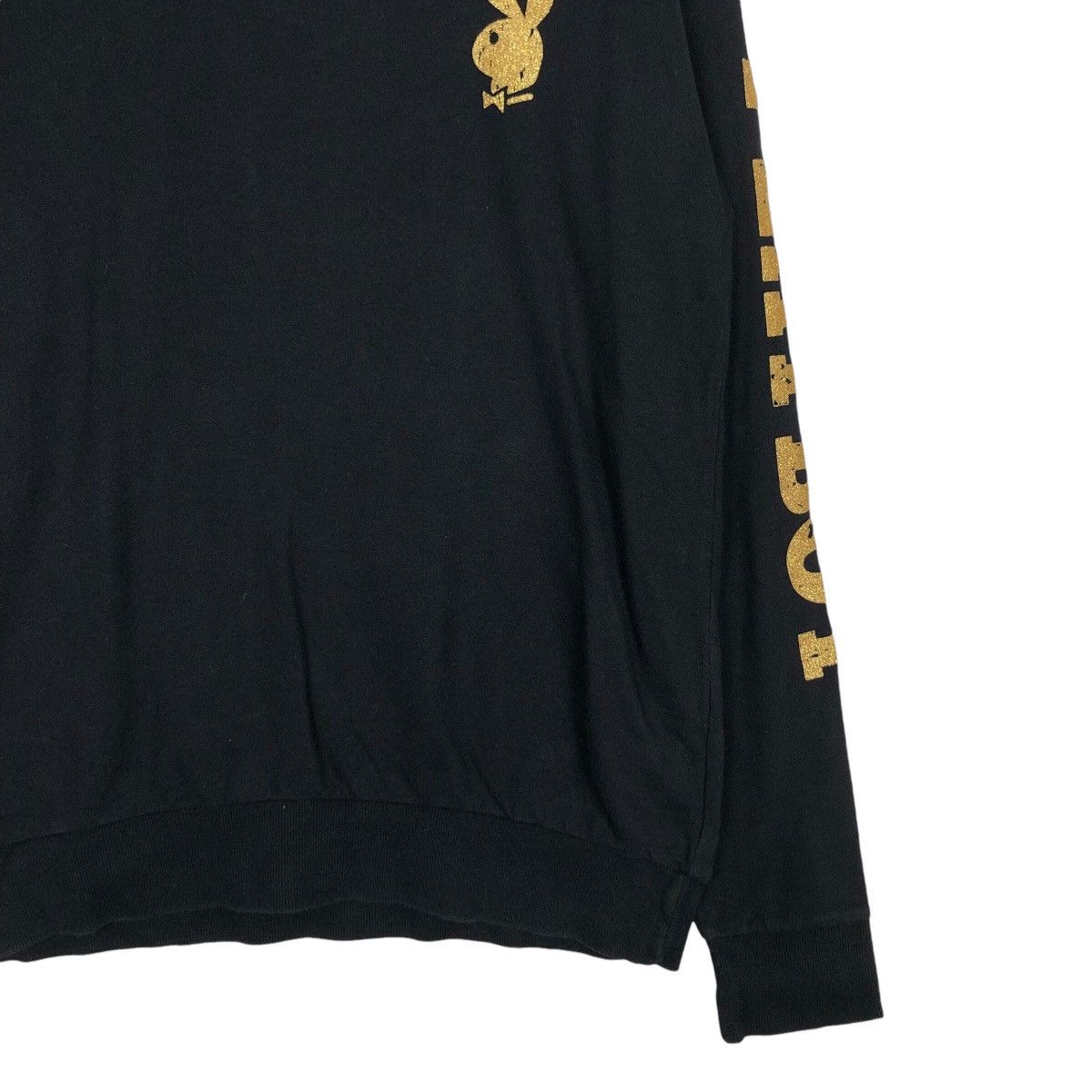 Japanese Brand × Playboy Vintage Playboy Sweatshirt Big Gold Logo Rare Medium Size US M / EU 48-50 / 2 - 5 Thumbnail