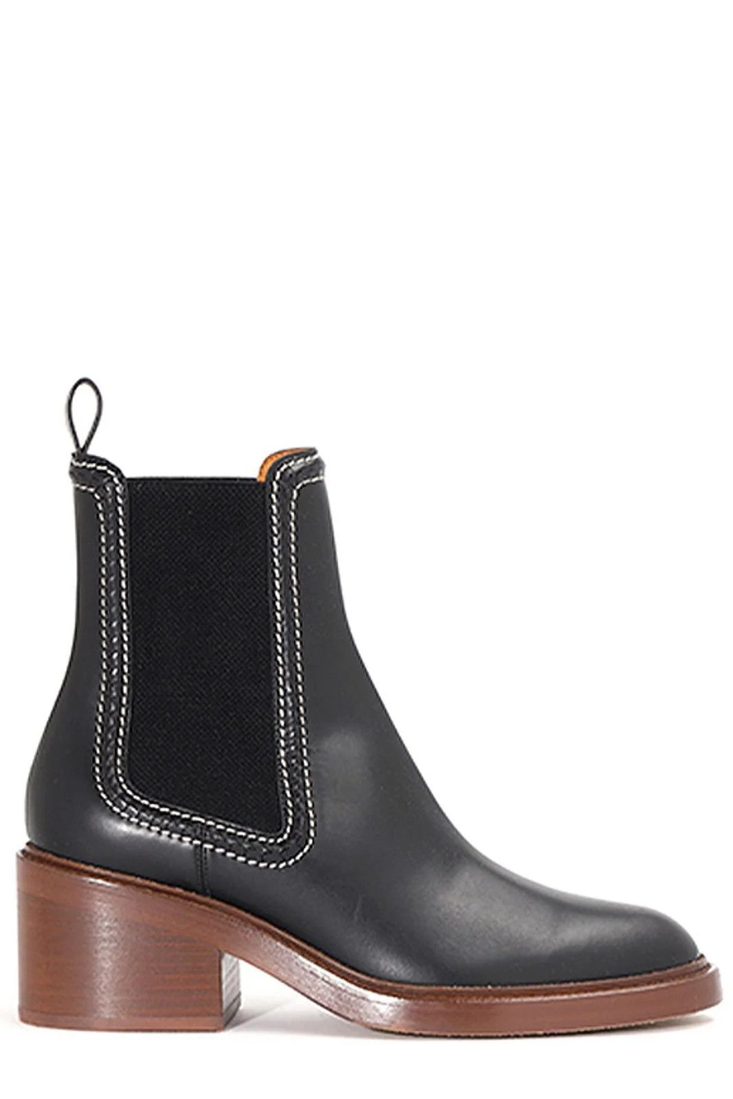 Chloe o1loc1c1024 Mallo Ankle Boots in Black Size US 7 / IT 37 - 1 Thumbnail