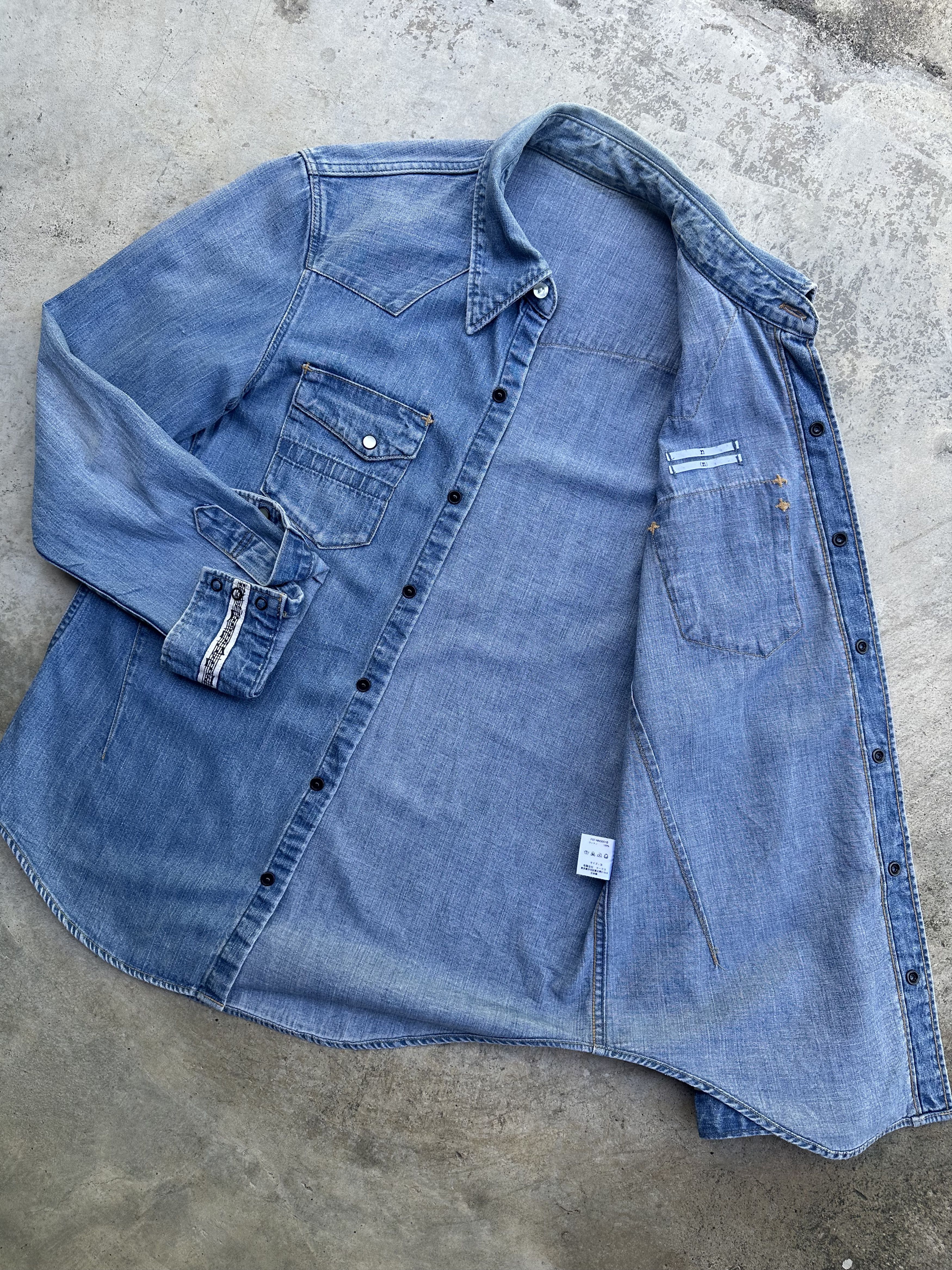 Number (N)ine Takahiromiyashita The Soloist Number Nine Denim Snap Button Size US L / EU 52-54 / 3 - 6 Thumbnail
